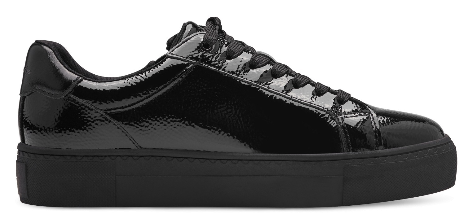 Tamaris Plateausneaker, Freizeitschuh, Halbschuh, Schnürschuh mit T-Logoanhänger, vegan