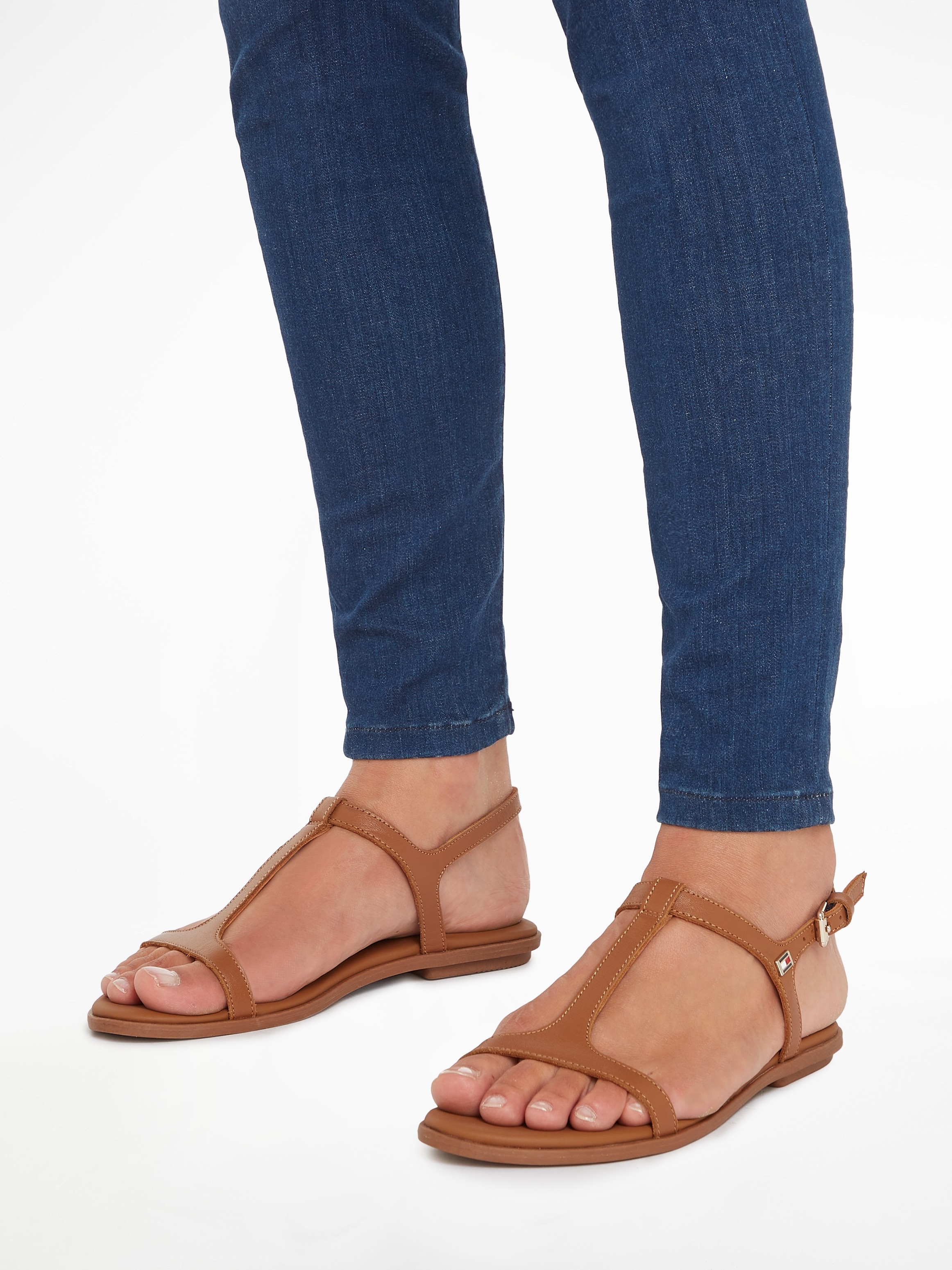 Tommy Hilfiger Riemchensandale "TH FLAT SANDAL", Sommerschuh, Sandalette mi günstig online kaufen