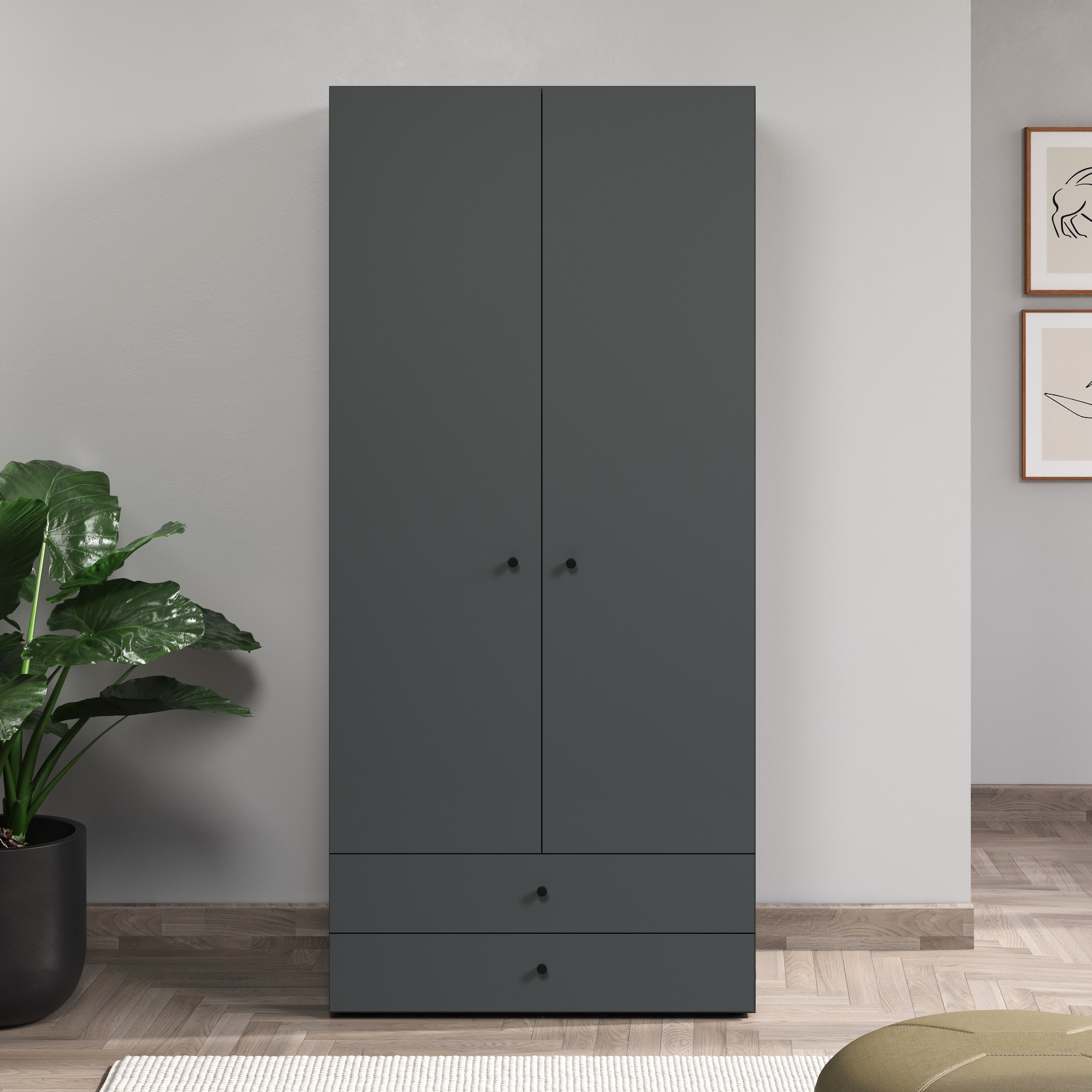 INOSIGN Kleiderschrank "Jersey Schlafzimmerschrank Garderobe Bestseller Sch günstig online kaufen