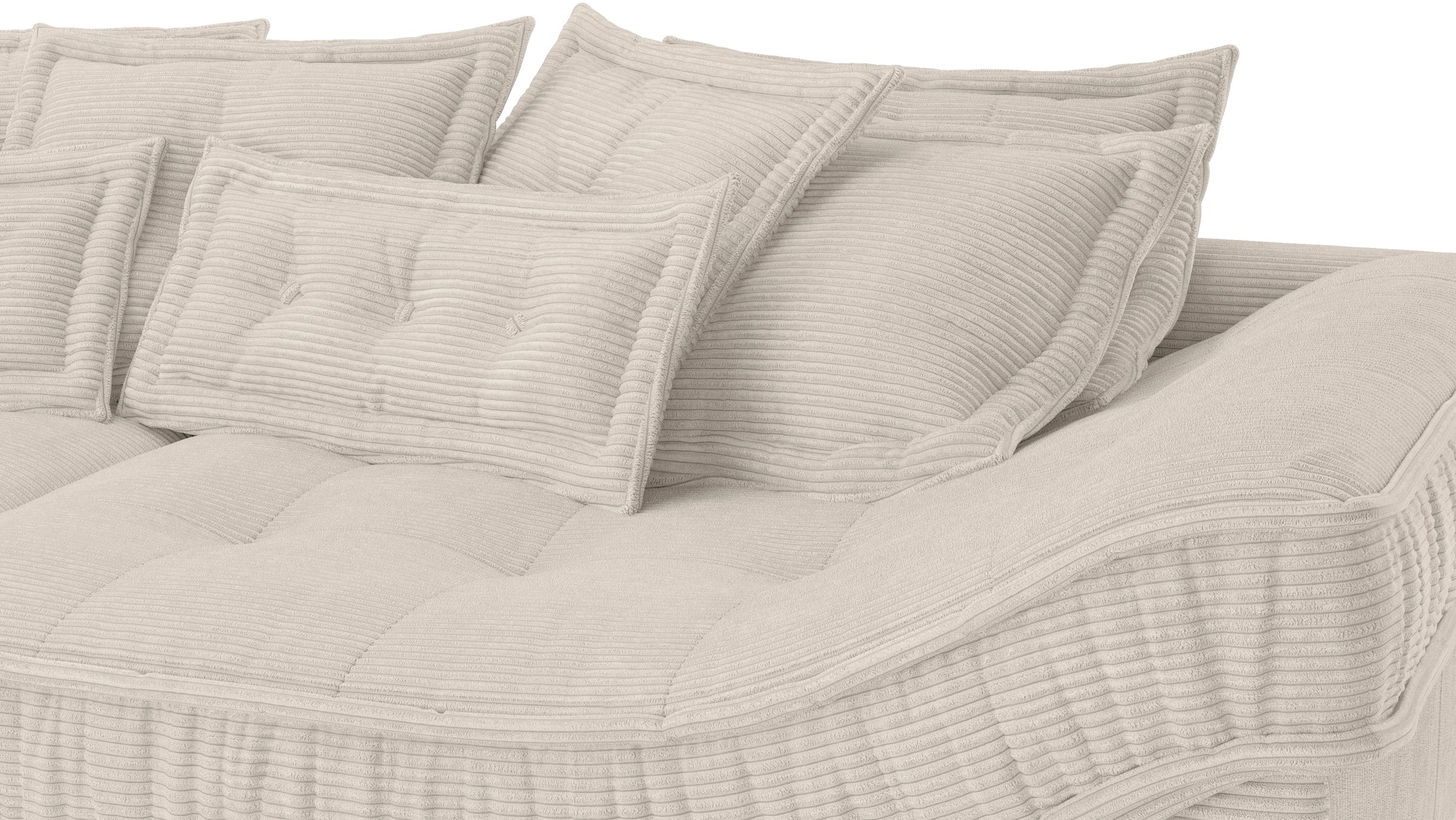 Mr. Couch Ecksofa »Diwan II DuraFlex L-Form«, DuraFlex-Kaltschaumpolsterung, bis 140 kg, 4 Bezugsqualitäten