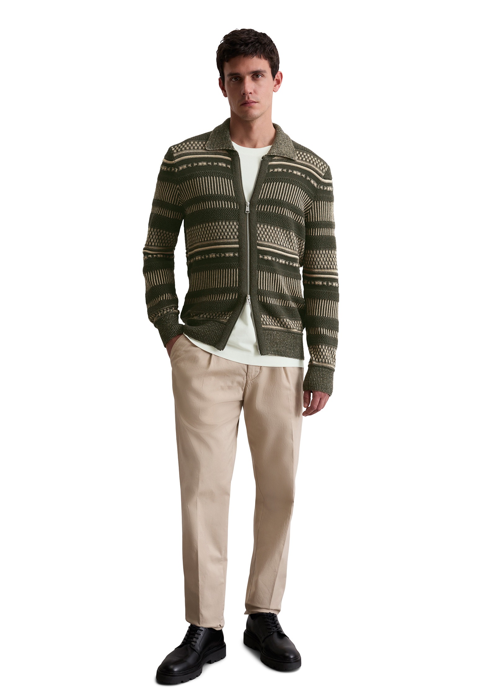 Marc O'Polo Cardigan »mit Struktur-Mix«