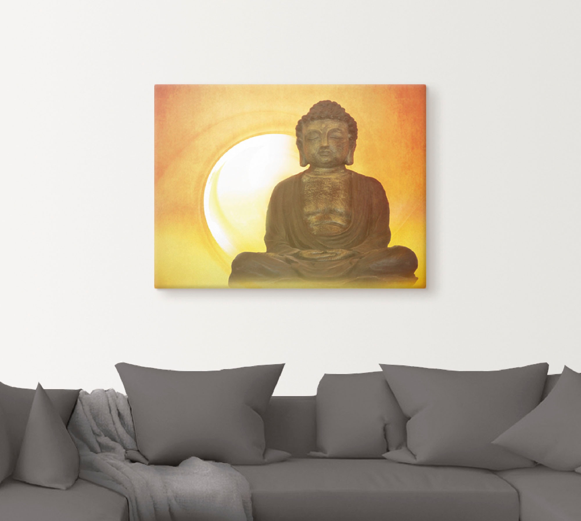 Artland Wandbild »Buddha 2«, Religion, (1 St.), als Leinwandbild, Poster, Wandaufkleber in verschied. Größen