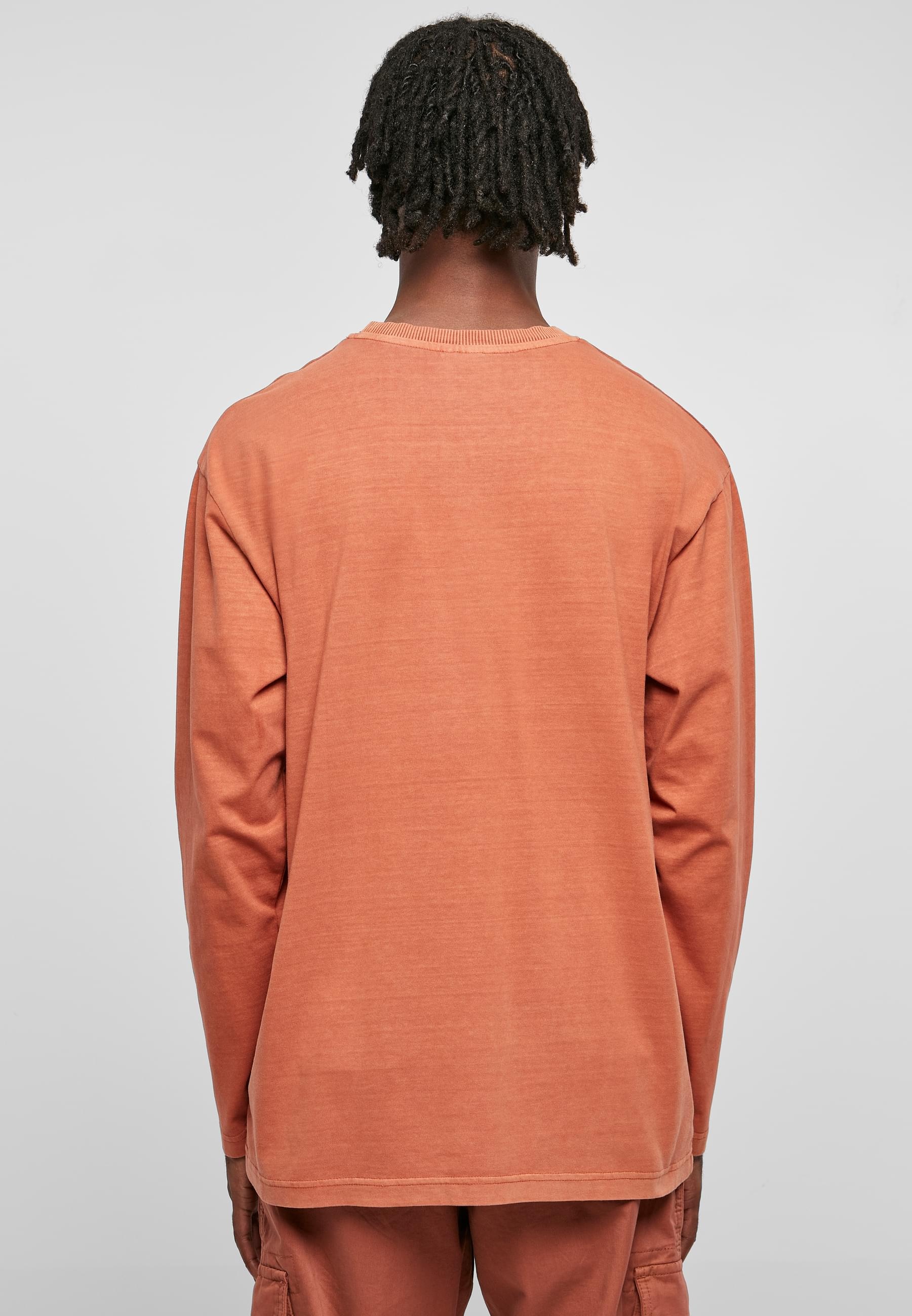 URBAN CLASSICS T-Shirt »Urban Classics Herren Heavy Oversized Garment Dye Longsleeve«, (1 tlg.)