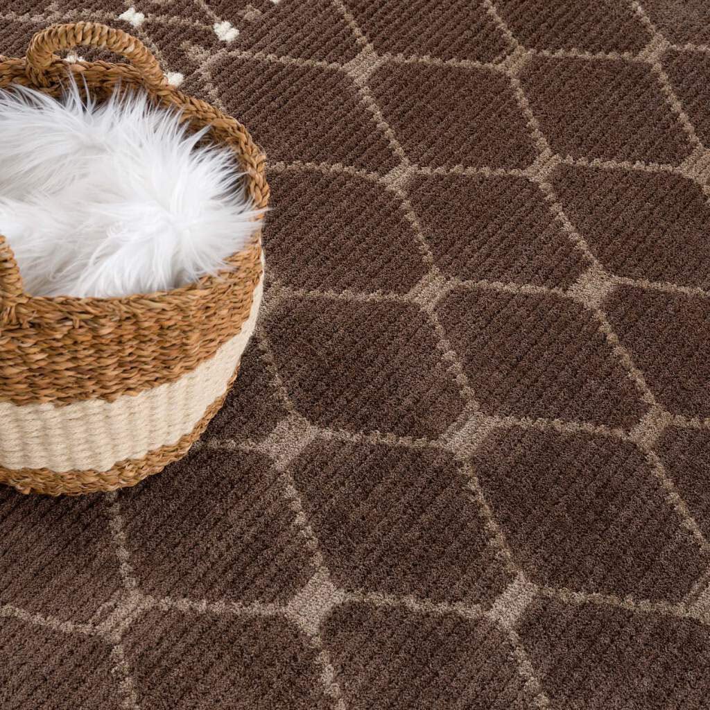 Carpet City Teppich »April 2312«, rechteckig, 10 mm Höhe, Läufer, weich durch Microfaser, Boho Ethno Look, Wohnzimmer