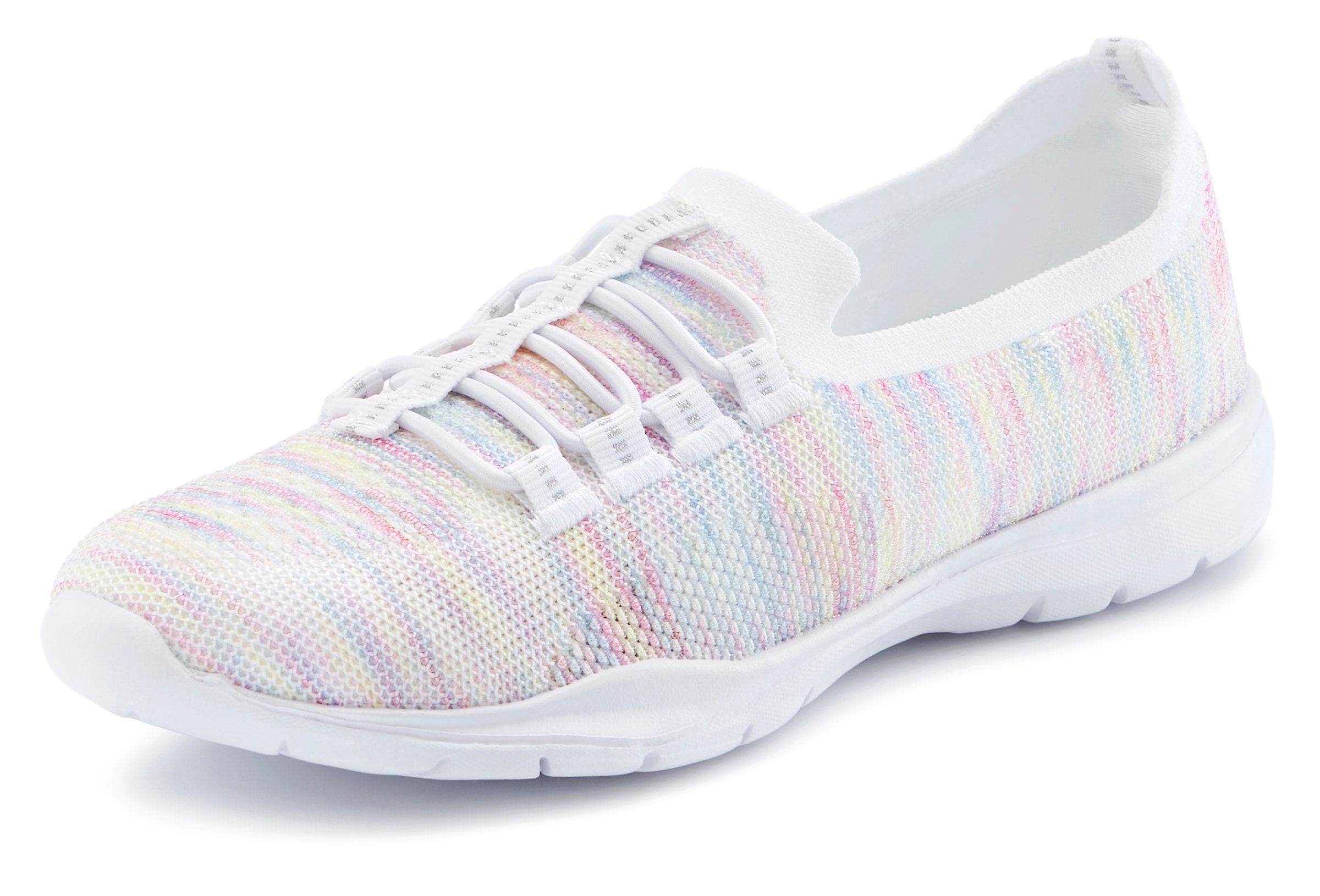 LASCANA Sneaker, Slipper, Halbschuh, zum Reinschlüpfen, leichtes Meshmaterial VEGAN
