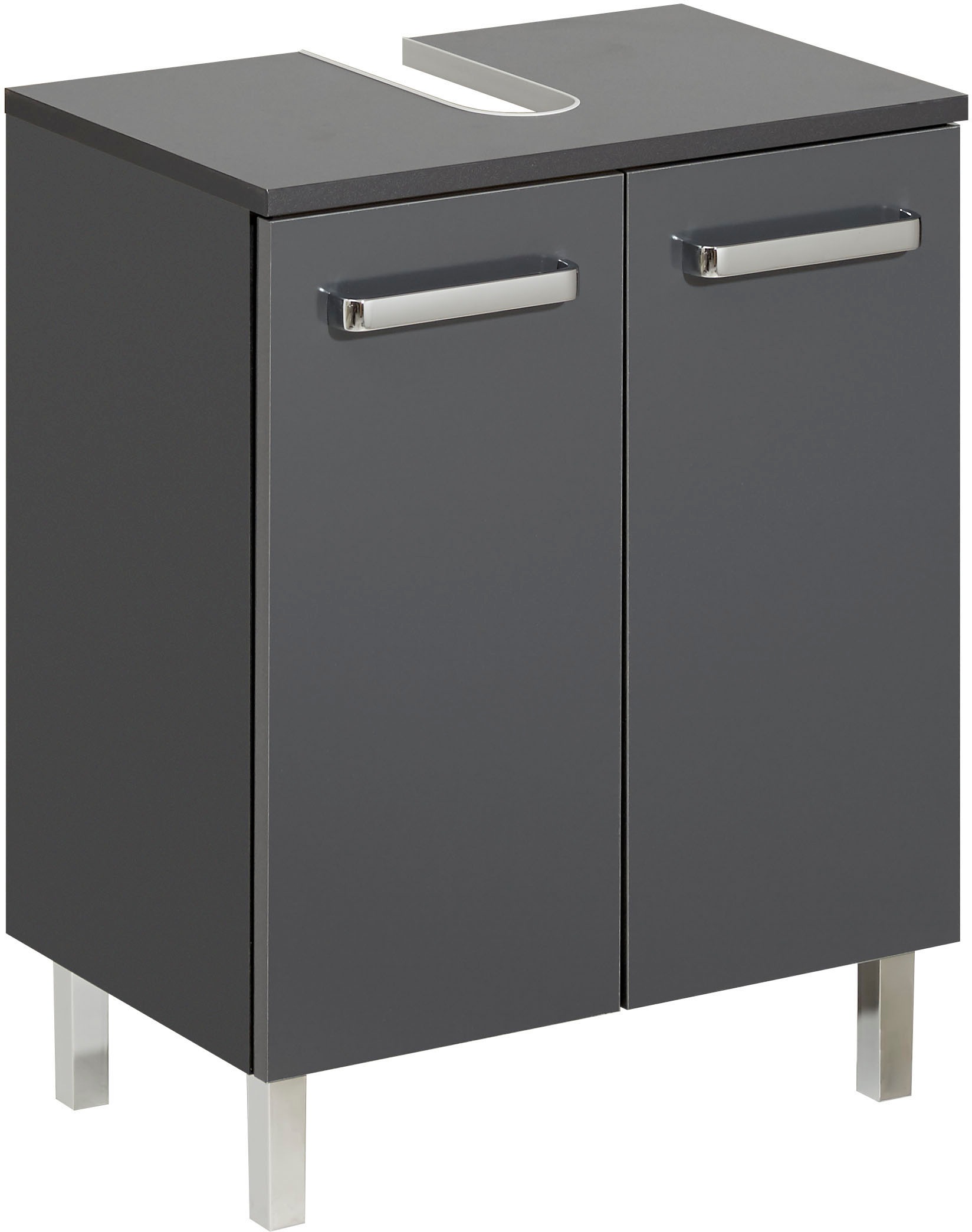 Thumbnail - Saphir Badmöbel-Set "Quickset 311 5-teilig, Waschbeckenunterschrank und LED-Spiegelschrank" Set, 5 Stk. tlg. inkl. Türdä...