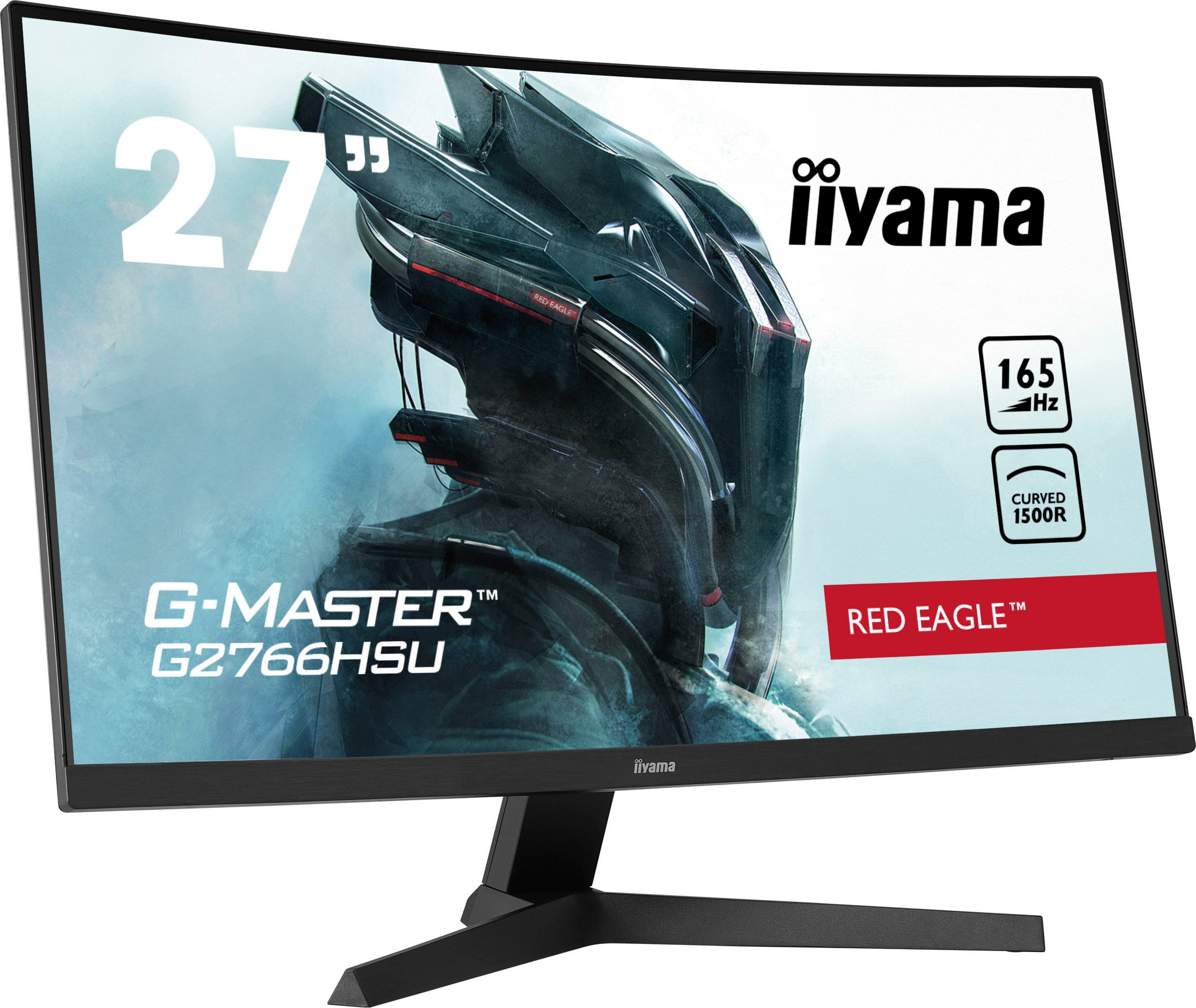 Iiyama Curved-Gaming-Monitor »G-Master G2766HSU-B1«, 68,5 cm/27 Zoll, 1920 x 1080 px, Full HD, 1 ms Reaktionszeit, 165 Hz