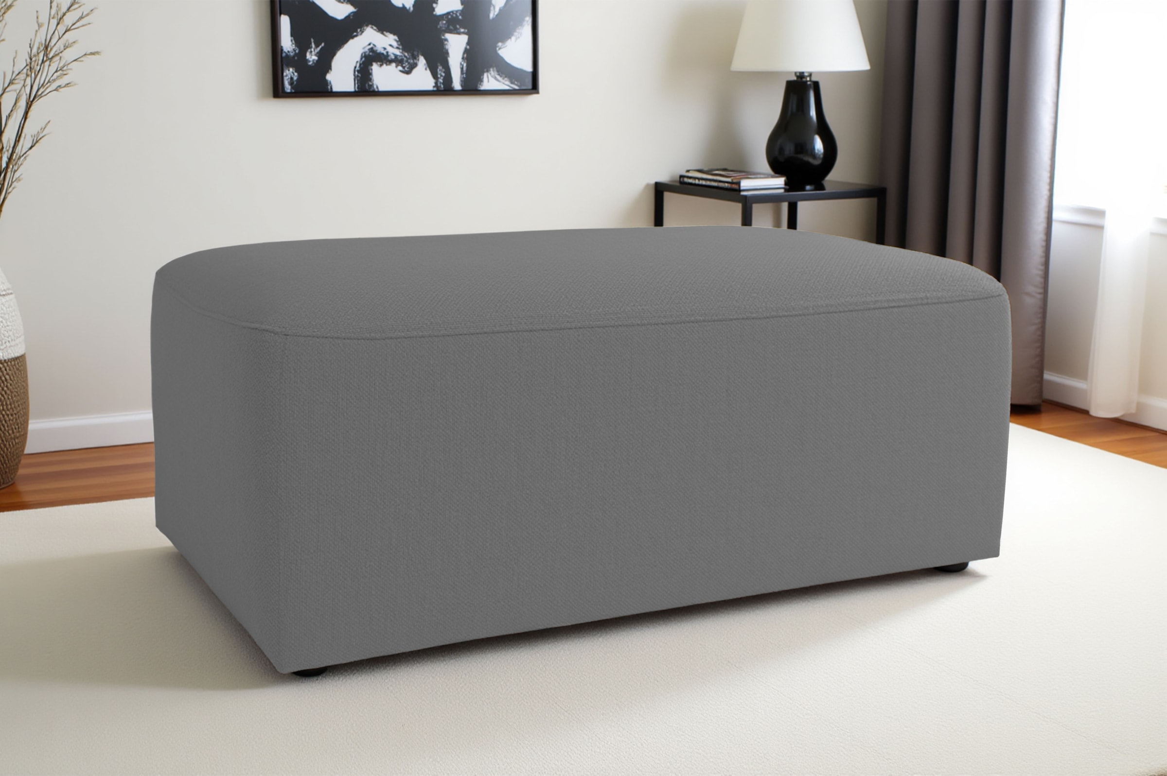 OTTO home Polsterhocker »Koa, Hocker, passend zur Modulserie KOA« in Webstoff, weicher Lounge-Sitzkomfort