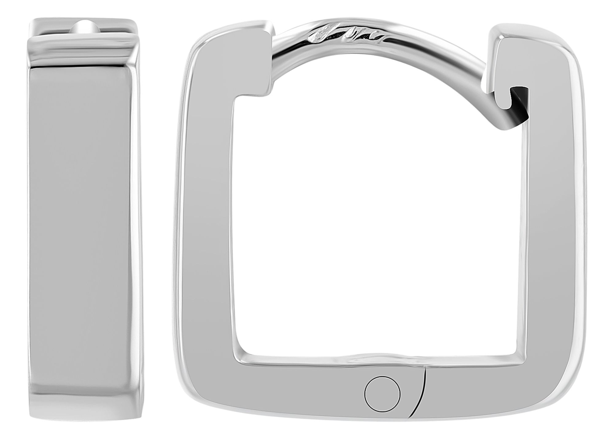 Adelia´s Klappcreolen »Damen Ohrringe – Klappcreole aus 925 Silber« Ideal als Geschenk zum einfach so