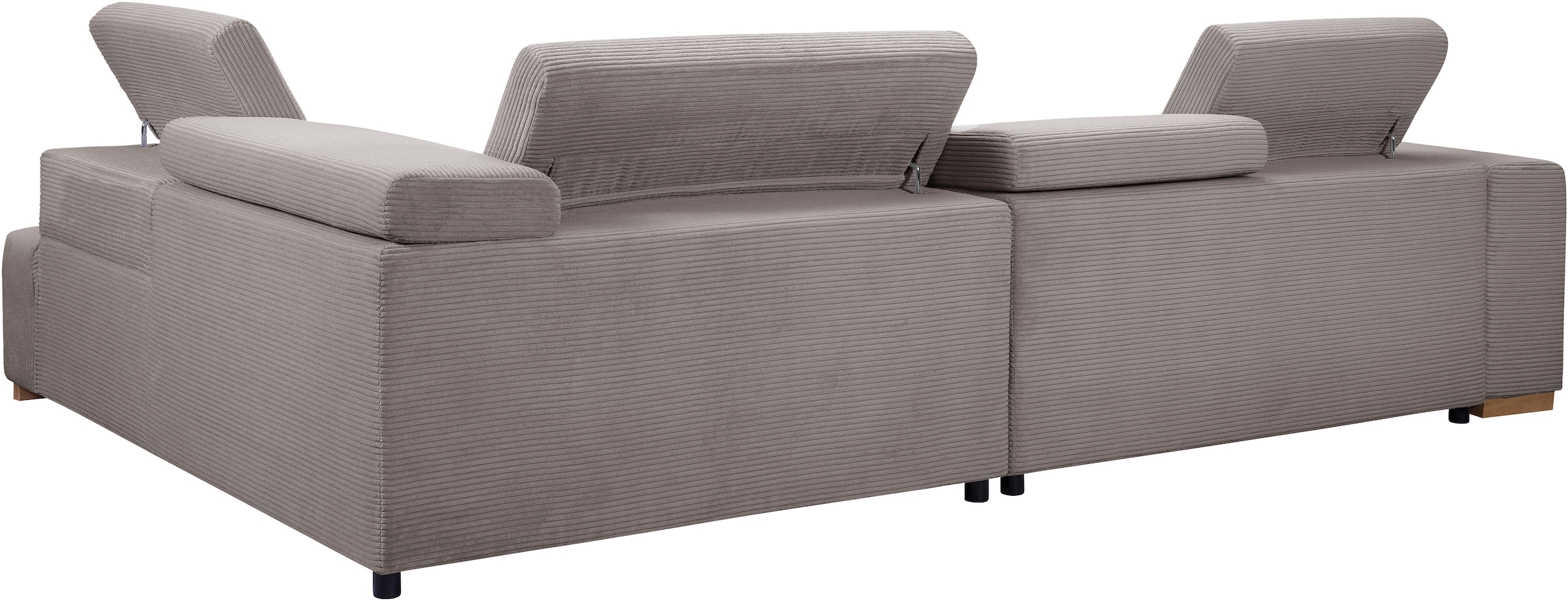 exxpo - sofa fashion Ecksofa "Elianos, hoher Sitzkomfort, aufwendige Kreuzs günstig online kaufen