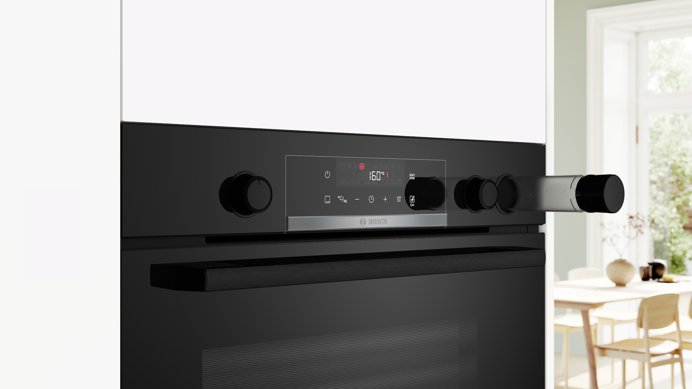 BOSCH Einbaubackofen Serie 4 »HRG532BB3«, mit Teleskopauszug nachrüstbar