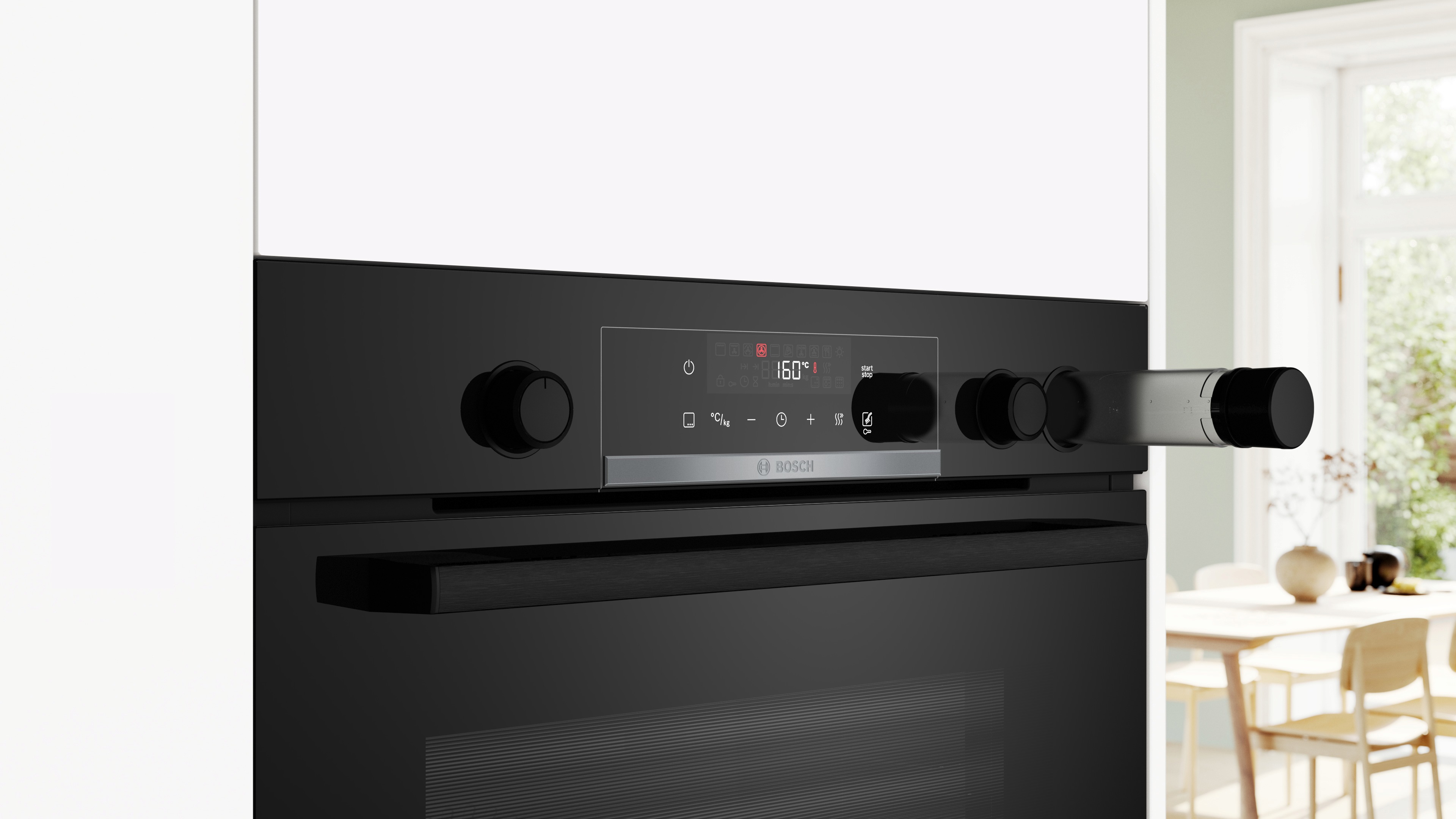 Thumbnail - BOSCH Einbaubackofen Serie 4 "HRG532BB3" mit Teleskopauszug nachrüstbar