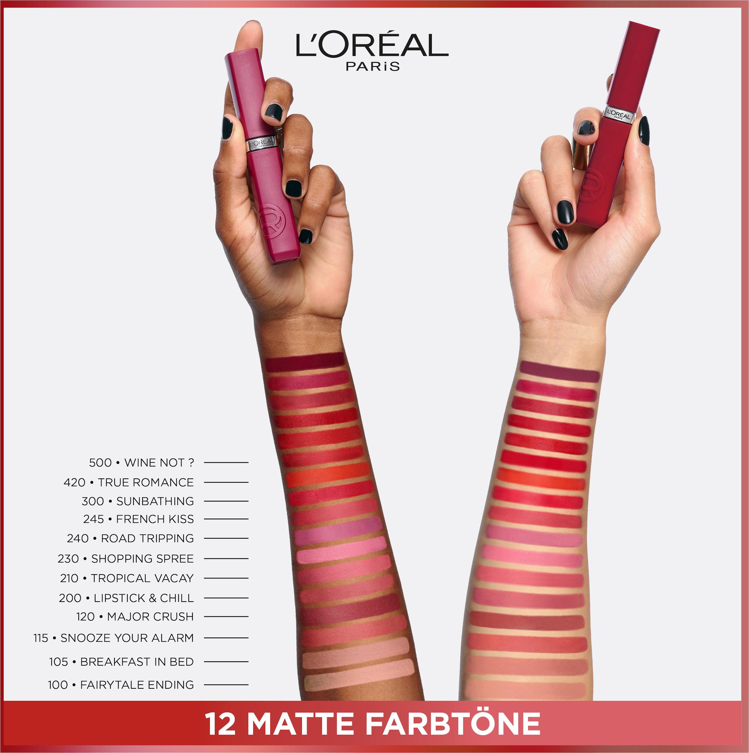 L'ORÉAL PARIS Lippenstift »L'Oréal Paris Infaillible Matte Resistance Nude«, mit natürlichen Inhaltstoffen