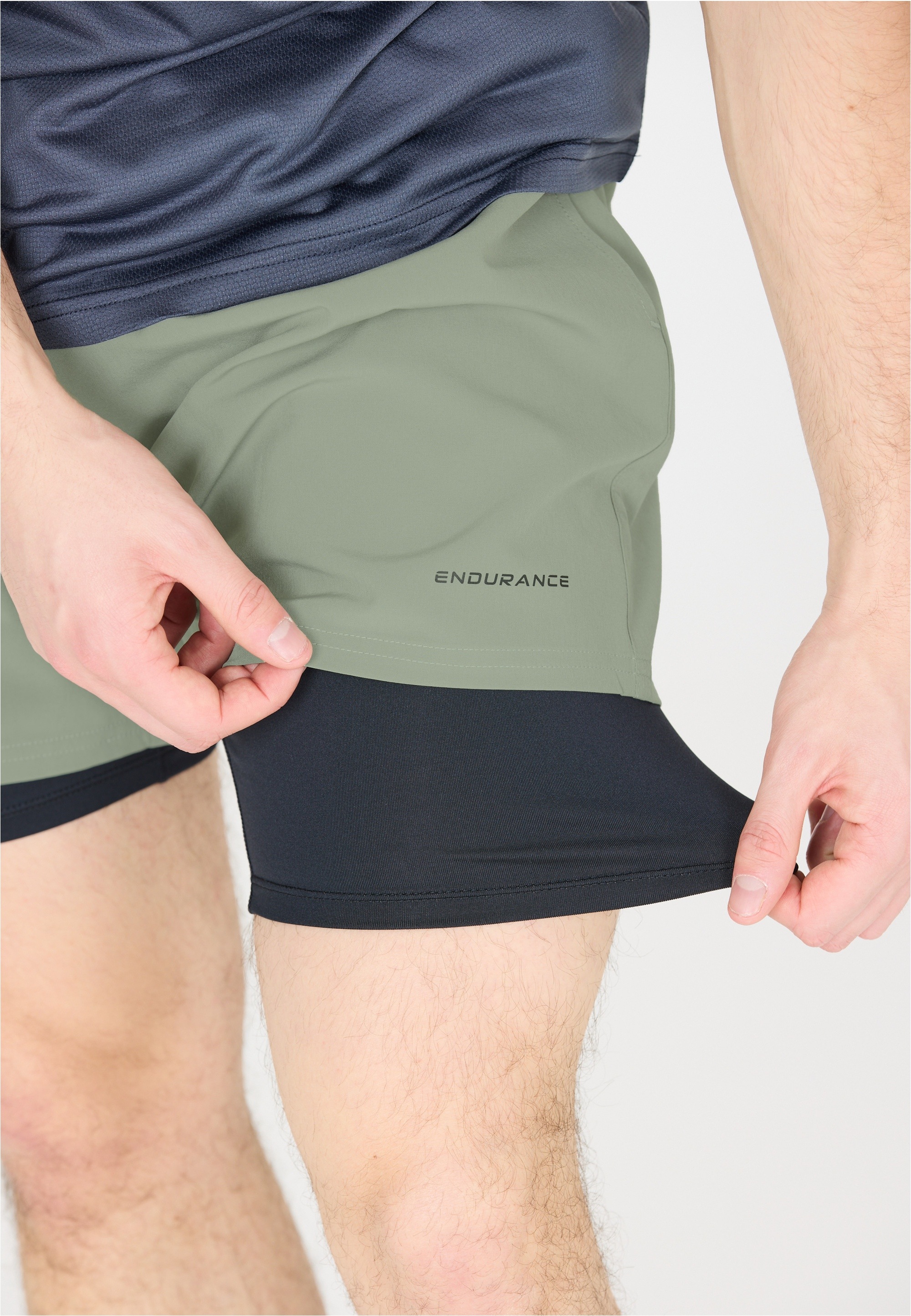 ENDURANCE Shorts »Kros«, Im 2-in-1-Design mit Quick Dry und Stretch-Funktion