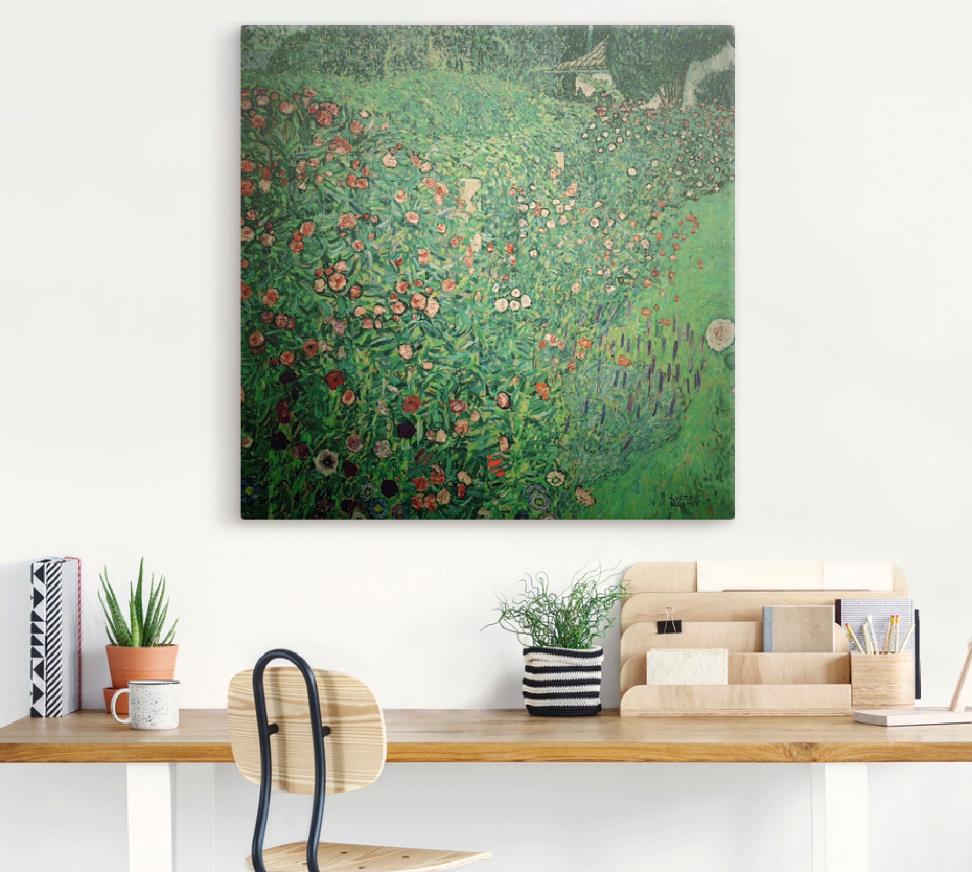 Artland Leinwandbild "Italienische Gartenlandschaft" Garten 1 Stk. tlg. auf günstig online kaufen