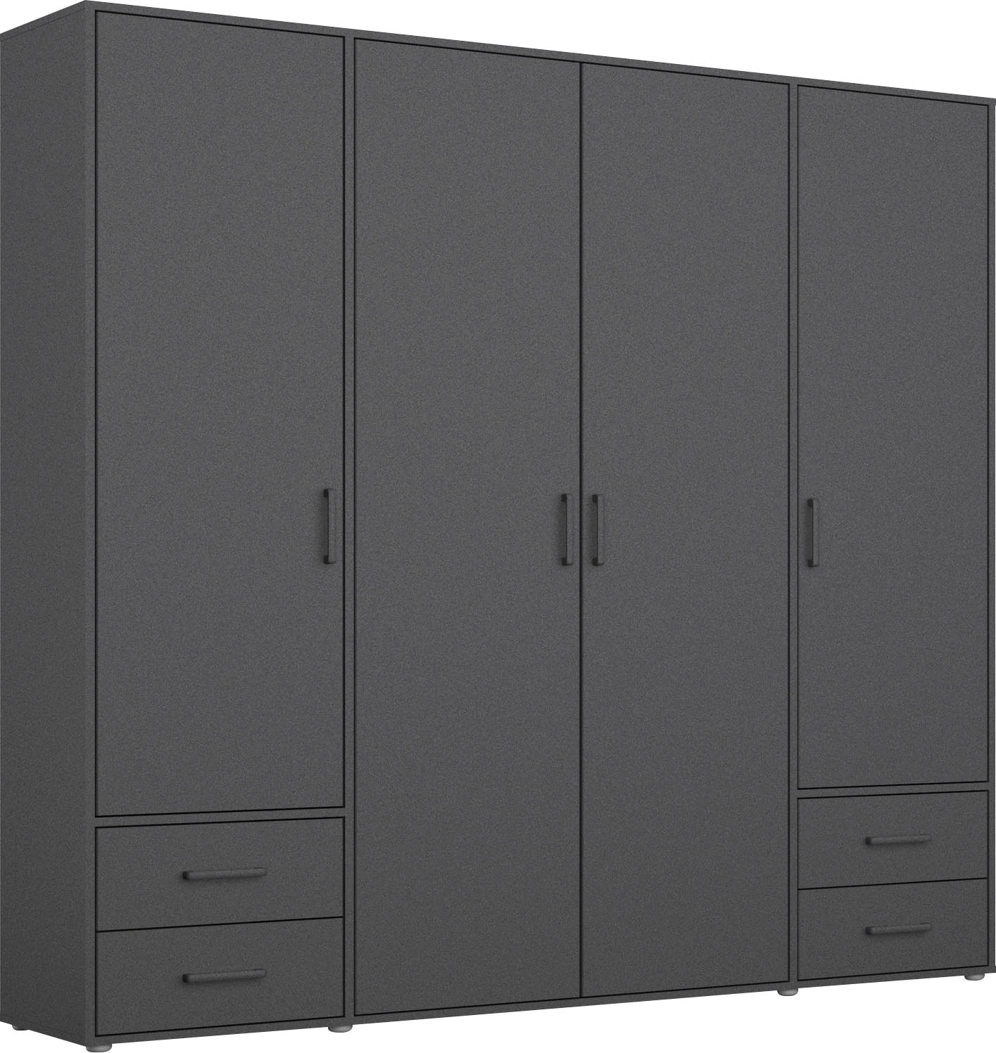 rauch Drehtürenschrank "Kleiderschrank Schrank Garderobe Wäscheschrank VOYAGER", (in 3 verschiedenen Ausstattungen BASIC