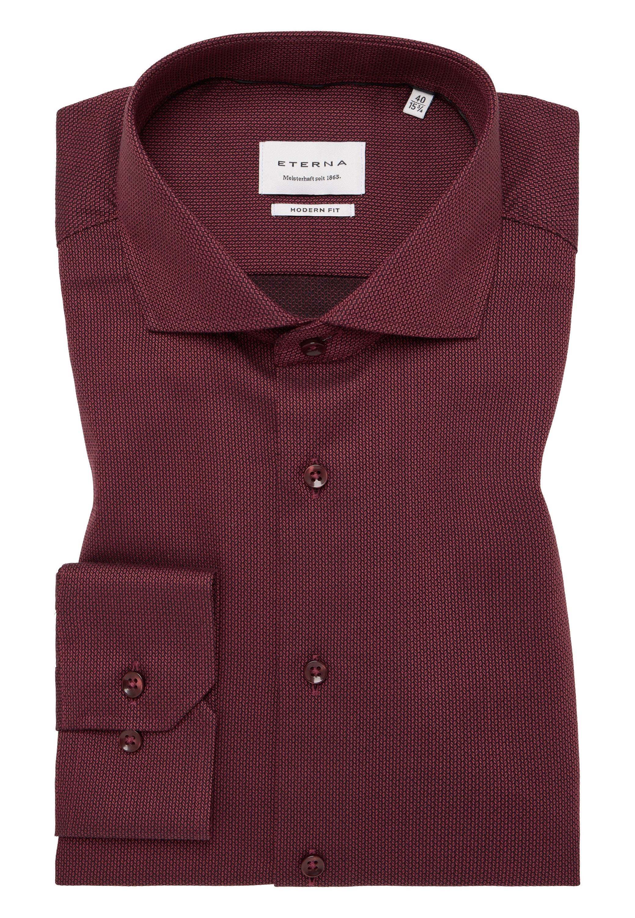 Eterna Langarmhemd »MODERN FIT«, NON IRON (bügelfrei)