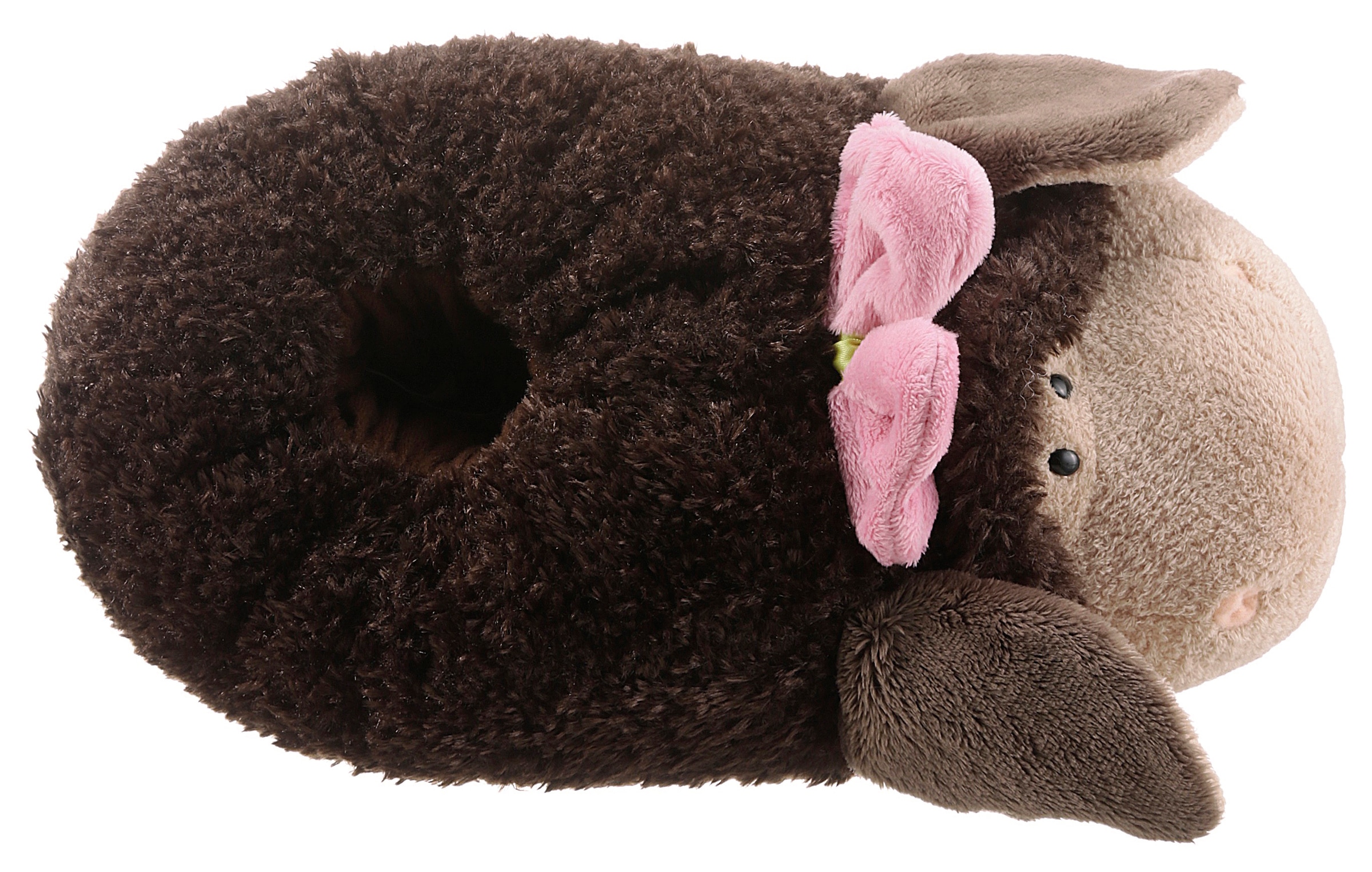 Nici Plüsch Hausschuhe »JOLLY Coco«, mit hübscher Schleife