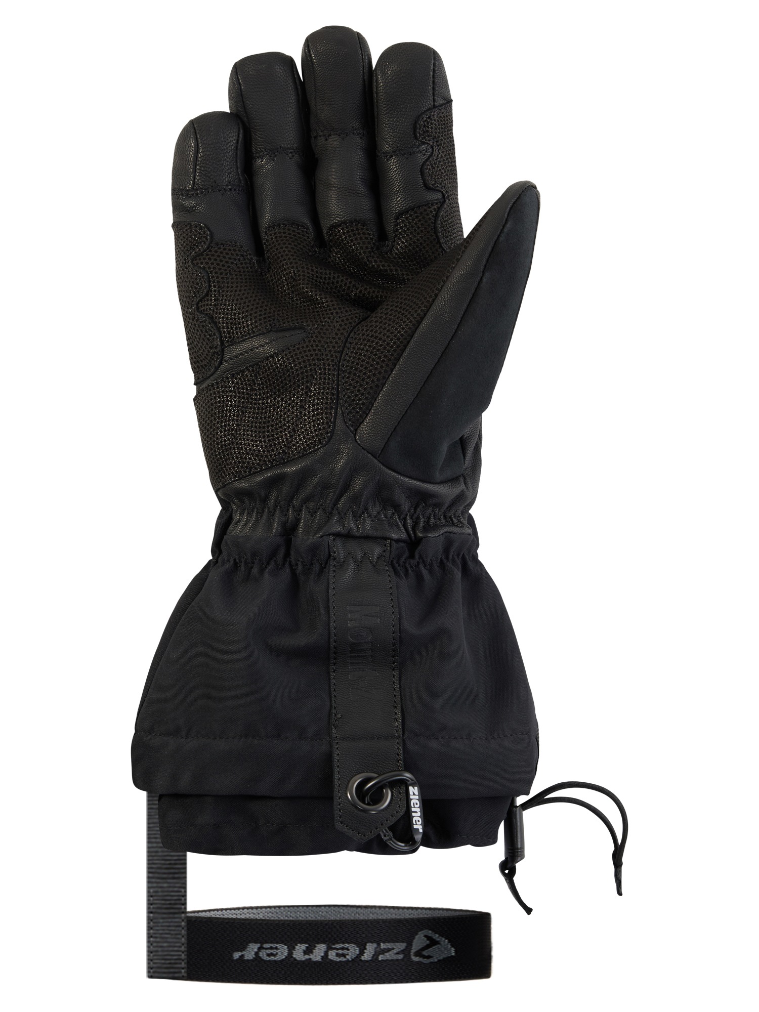 Ziener Skihandschuhe »CEVEDALE-Z AQUASHIELD® PrimaLoft®« wasserdicht, winddicht, warm, taktile Lederinnenhand, lange Stulpe