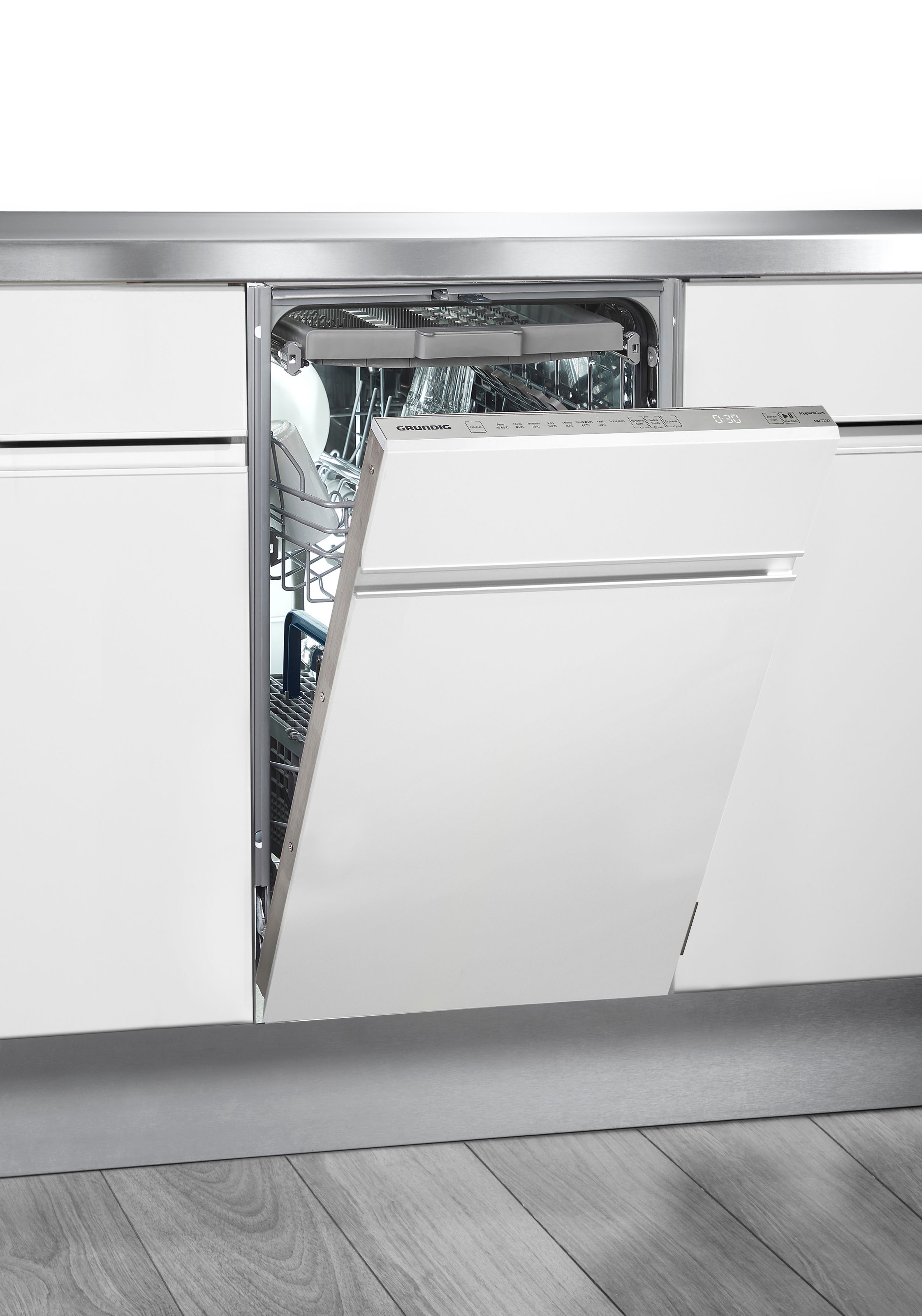 Grundig vollintegrierbarer Geschirrspüler "GSV 42840 7654801635" 10 Maßgede günstig online kaufen