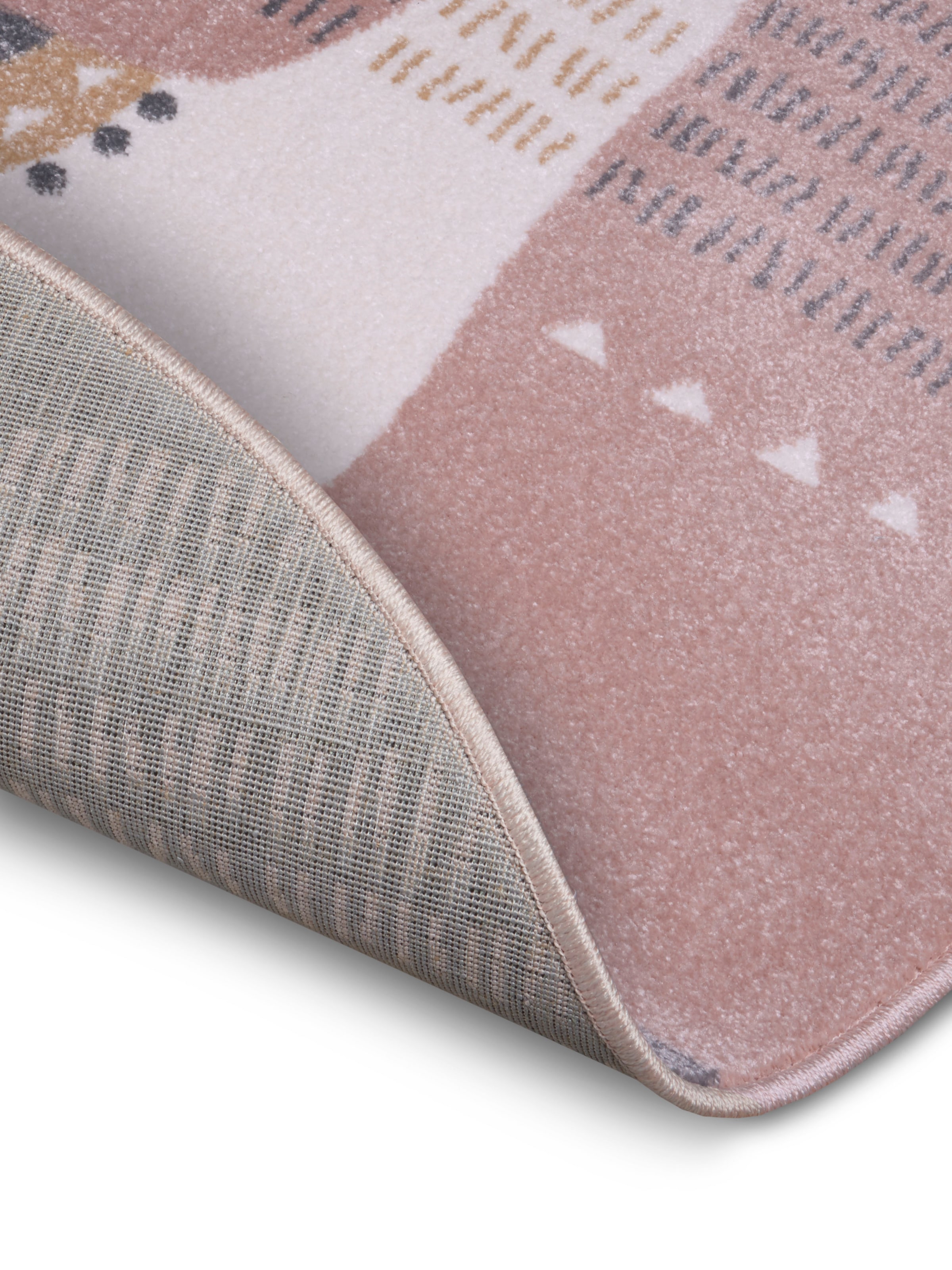 HANSE Home Teppich »Alpaca Dolly«, rund, 9 mm Höhe, Farbenfrohes Design, Spielunterlage, Tiere, strapazierfähig