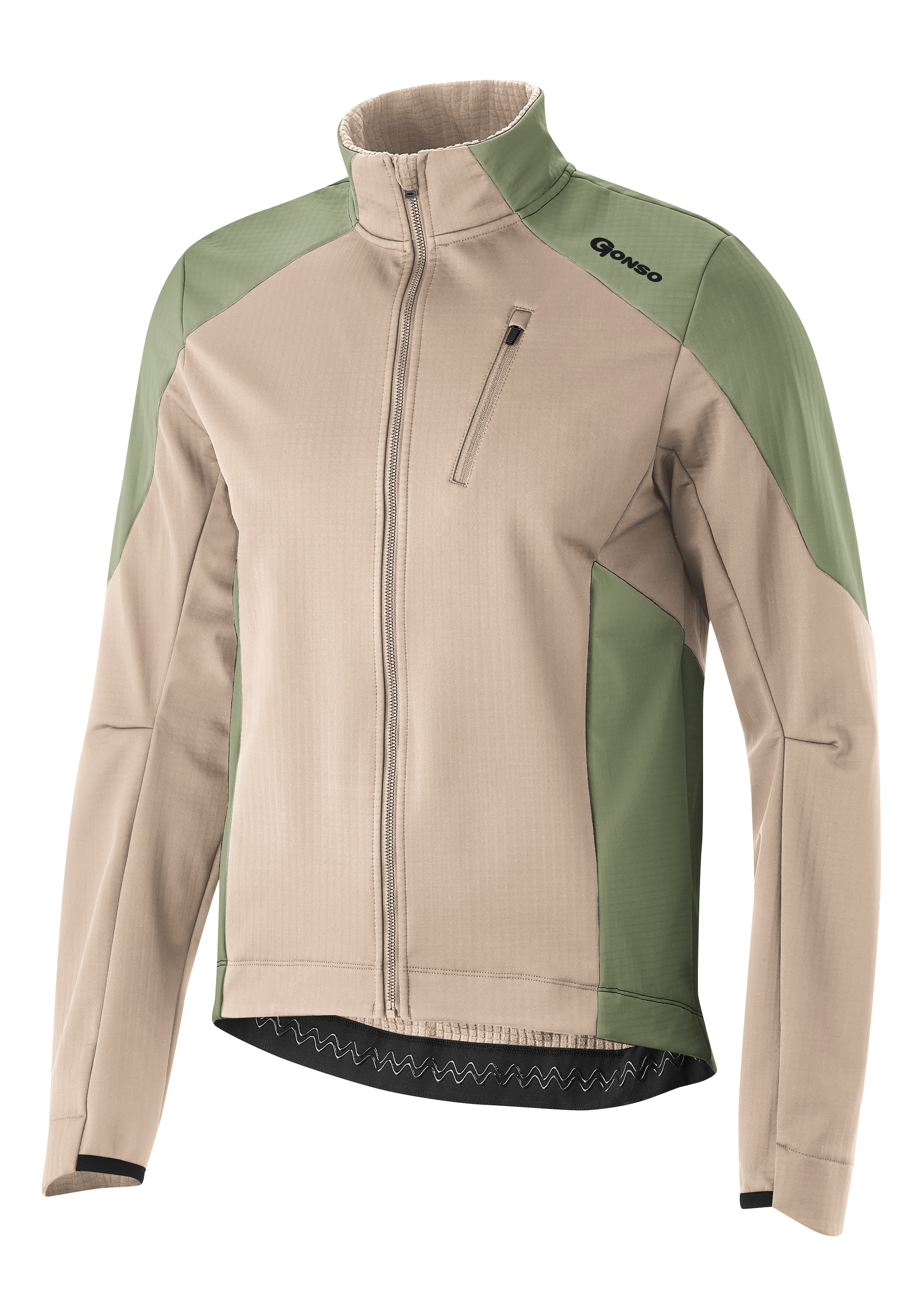 Gonso Fahrradjacke »TRAIL JACKET SOFTSHELL M«, Wasserabweisend, strapazierfähig, atmungsaktiv