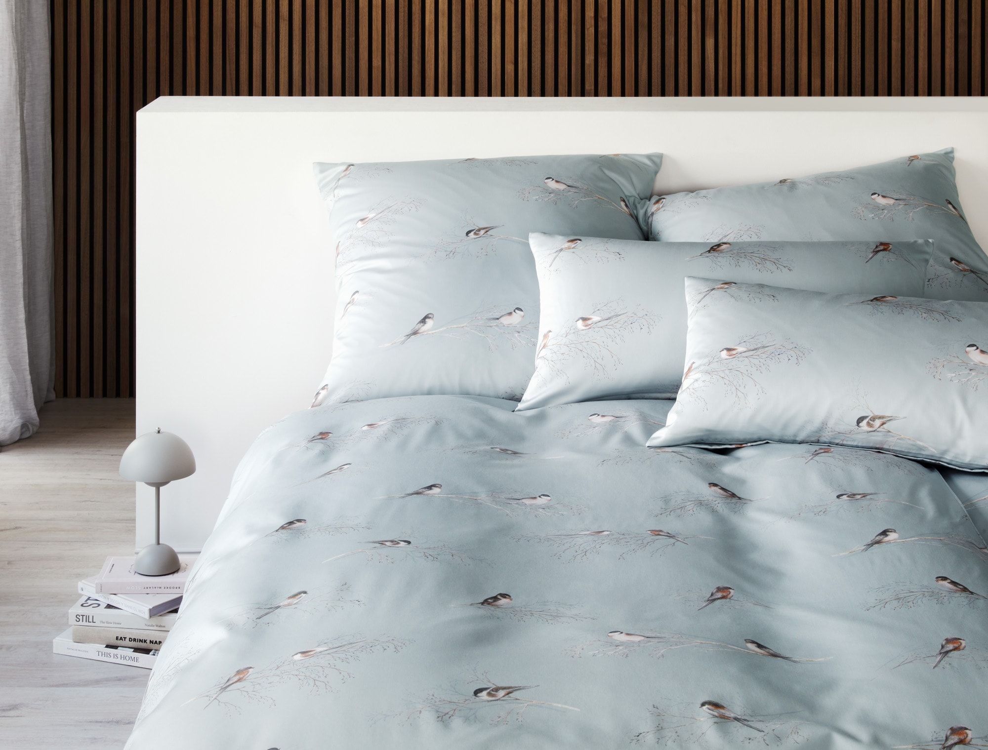 Elegante Bettwäsche "Spätzchen" 2 Stk. tlg. angenehmes Hautgefühl günstig online kaufen