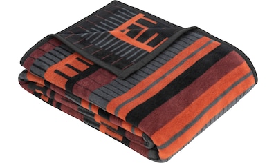 IBENA Wohndecke »Jacquard Decke Berat«, buntes Streifenmuster kaufen