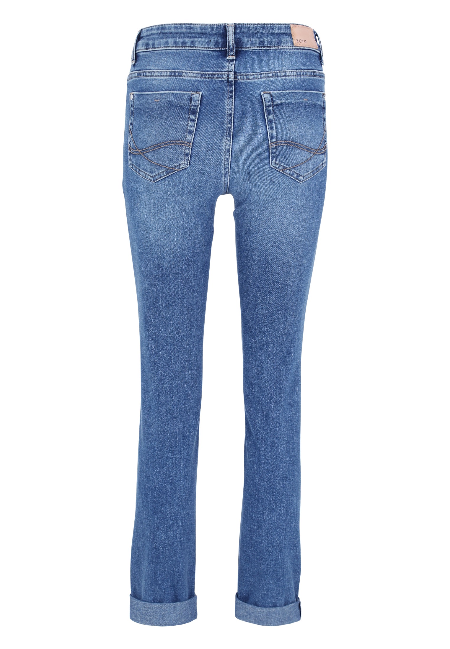 Thumbnail - Zero Slim-fit-Jeans "Damen Style ORLANDO Straight Leg 32 Inch"