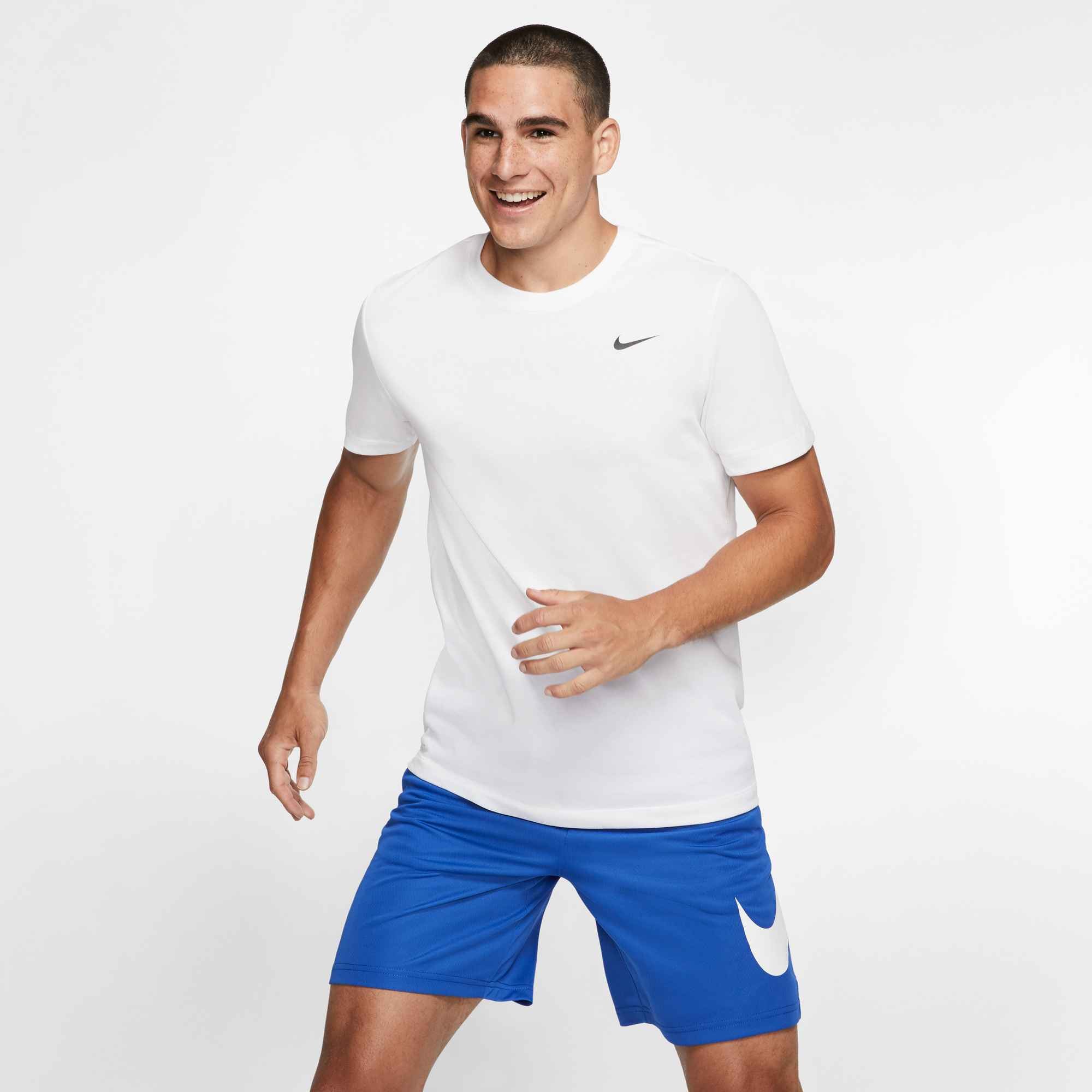 Nike T-Shirt »Nike Dri-FIT Men's Fitness T-Shirt« Kurzarm, Rundhalsausschnitt