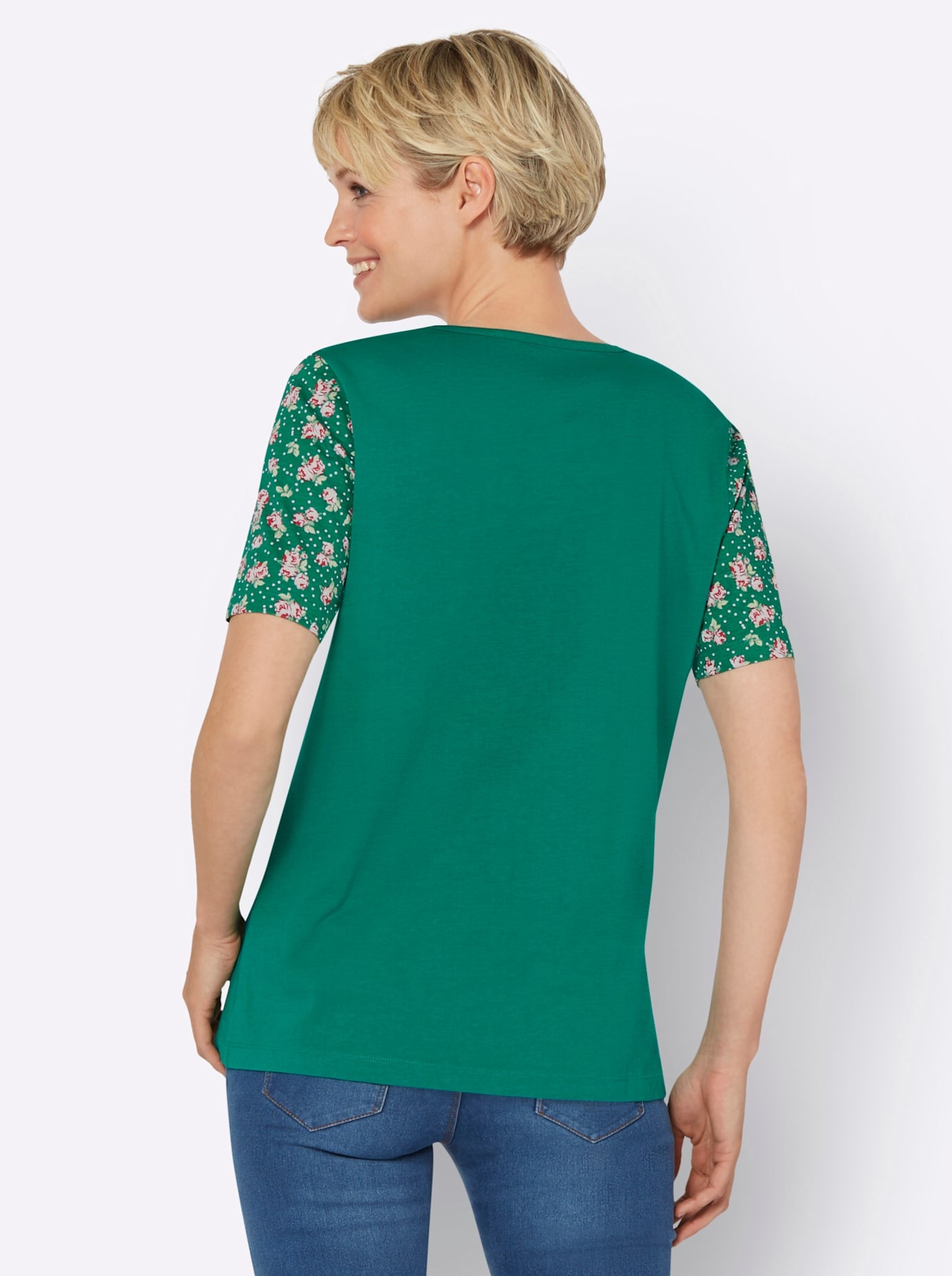 Classic Basics Rundhalsshirt "V-Shirt" 1 Stk. tlg. günstig online kaufen