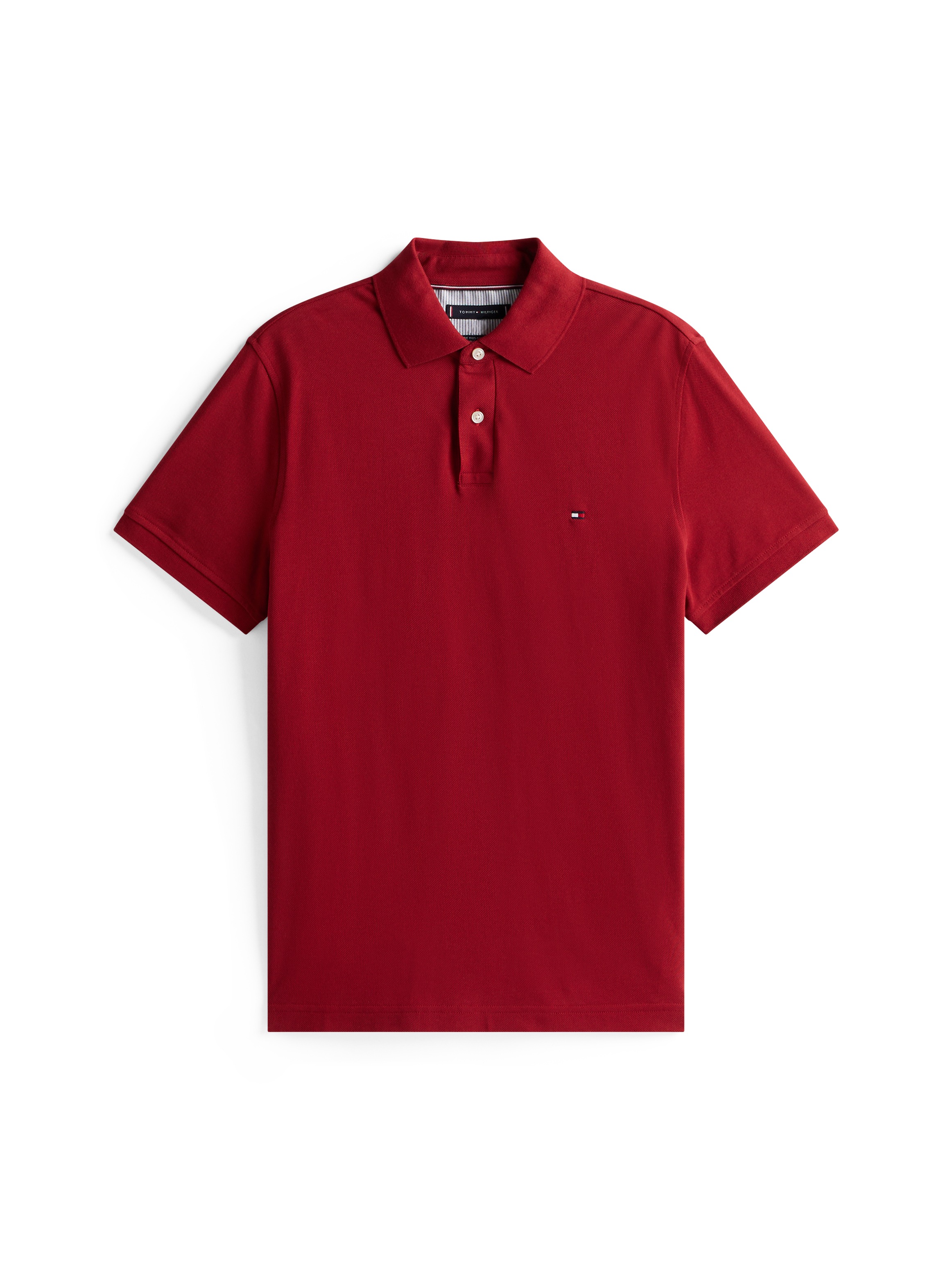 Tommy Hilfiger Herren Poloshirt Dunkelrot XL 2