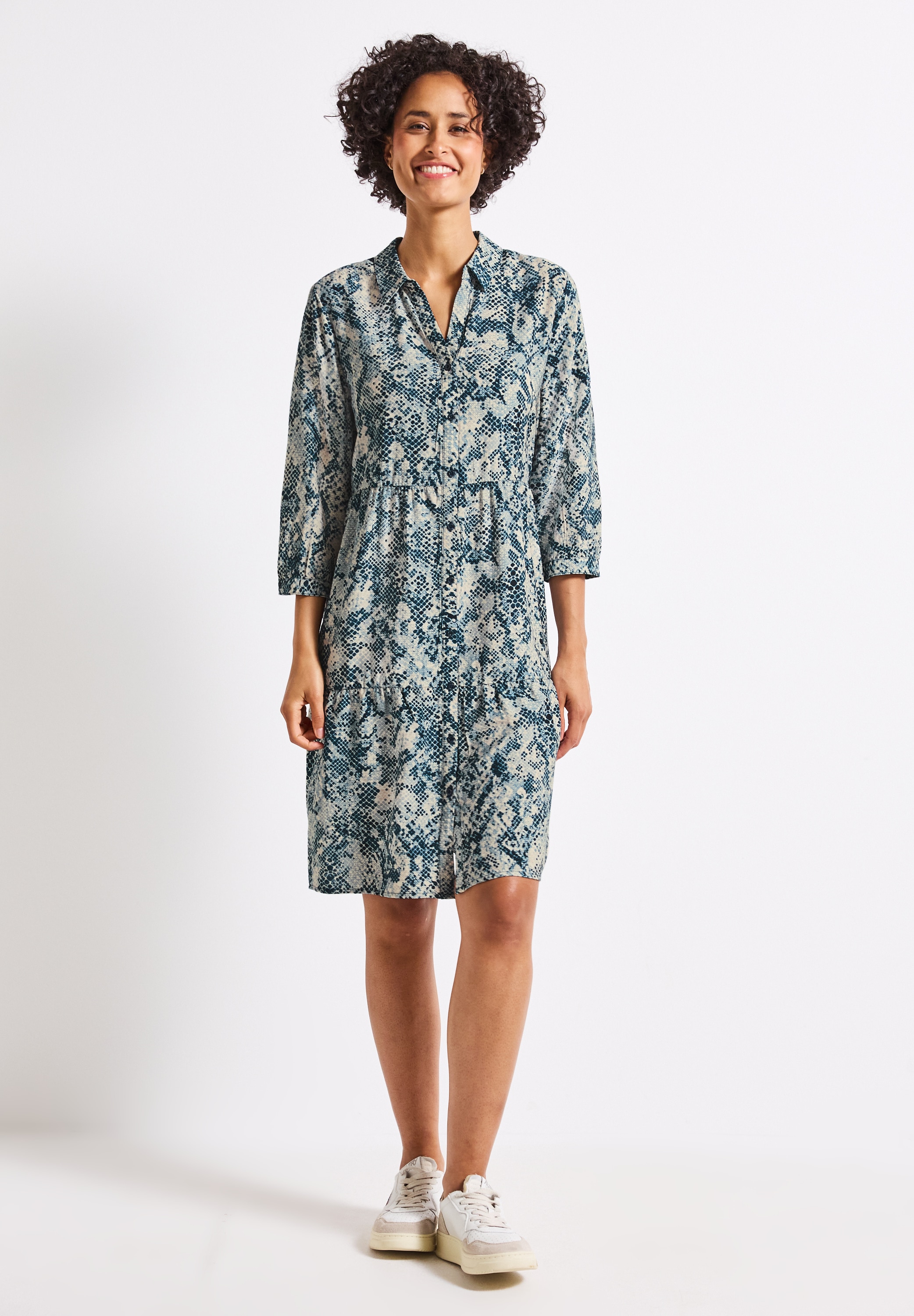 STREET ONE Sommerkleid, mit Volant günstig online kaufen