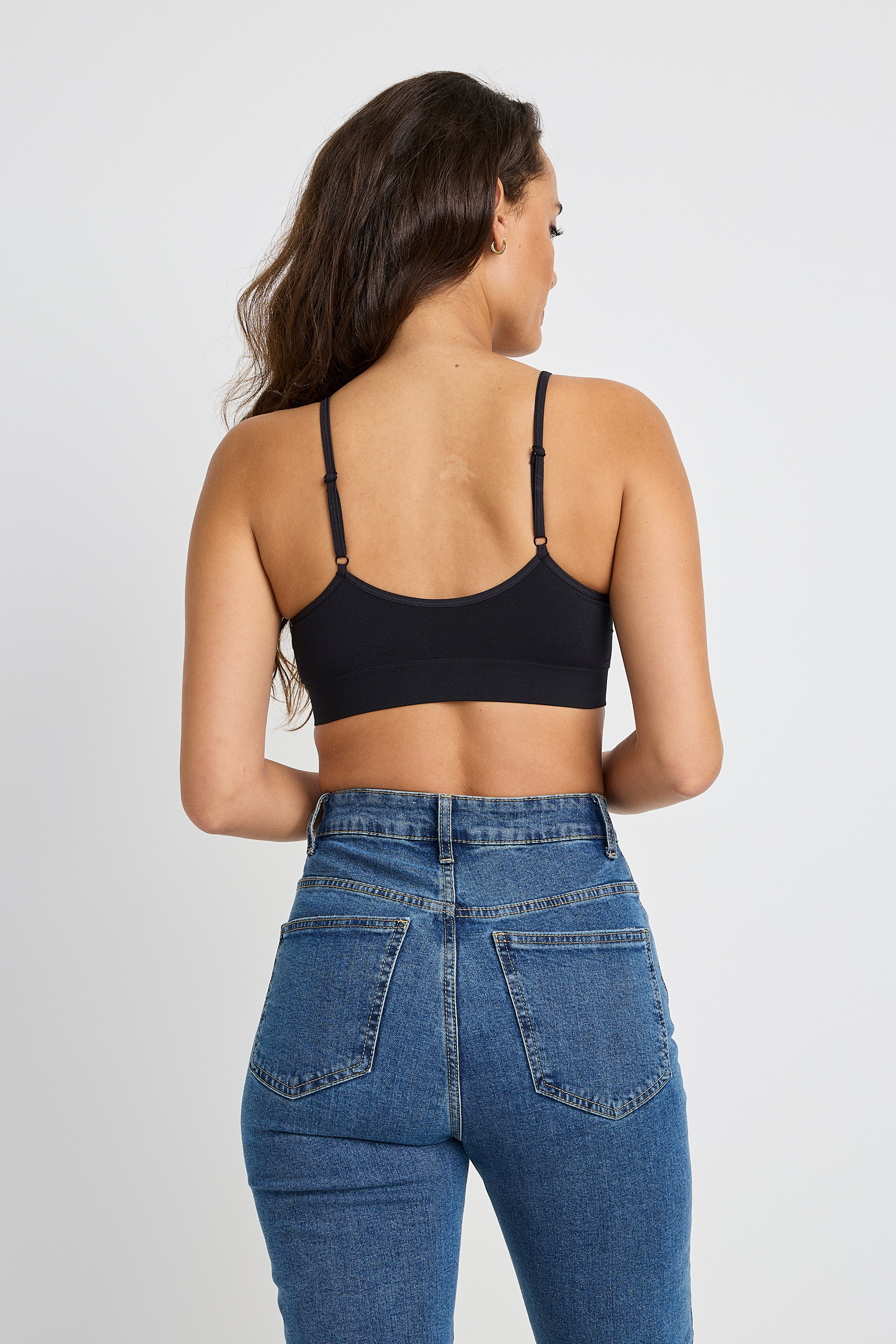 Thumbnail - Jockey Bralette "SEAMFREE STRETCH", Ohne Seitennähte, Breites Unterbrustband, V-Ausschnitt