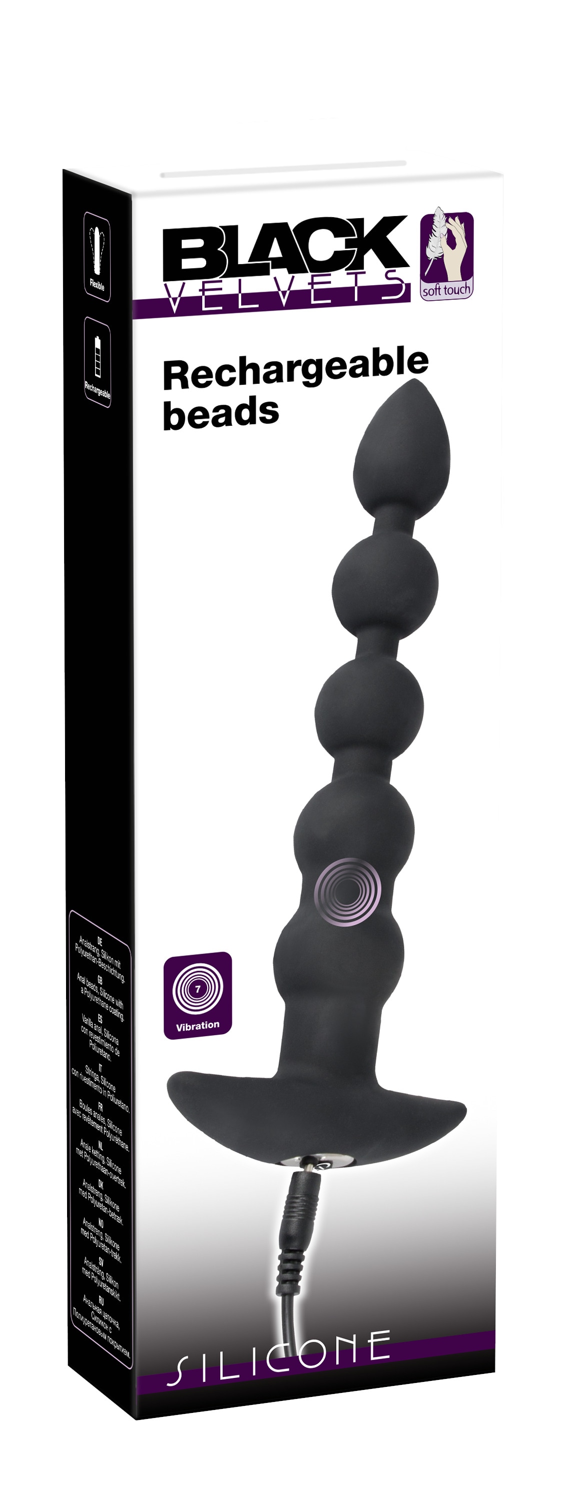 BLACK VELVETS Anal-Stimulator »Analkugelstrang Rechargeable beads« ()