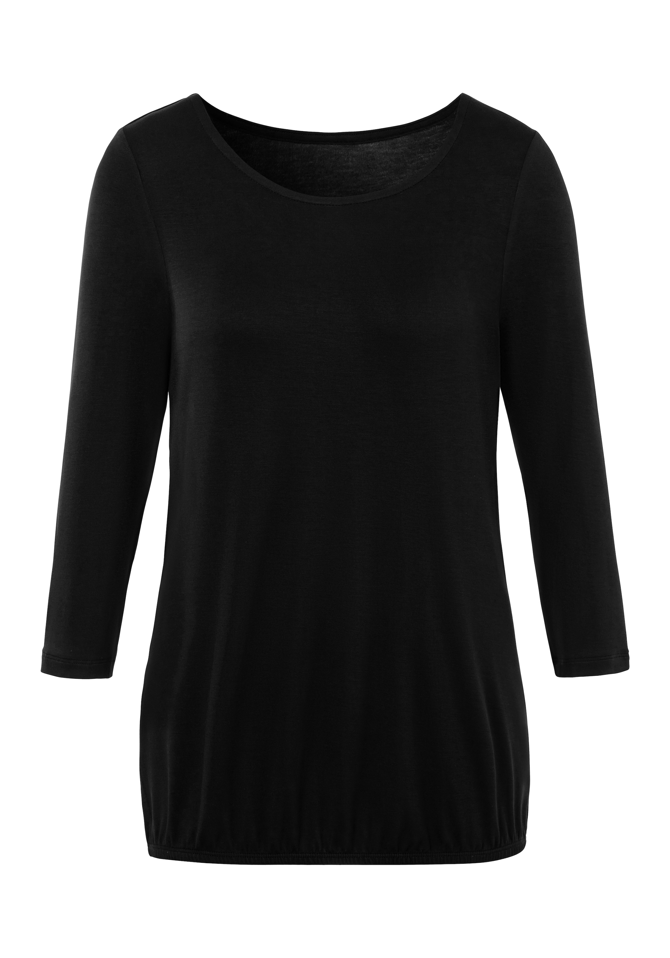 Vivance 3/4-Arm-Shirt, (2er-Pack), mit elastischem Saumabschluss