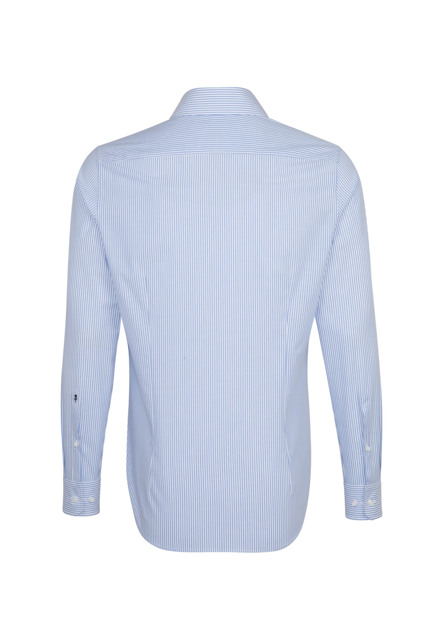 Thumbnail - seidensticker Businesshemd "Slim" Slim 1/1 Kentkragen Streifen