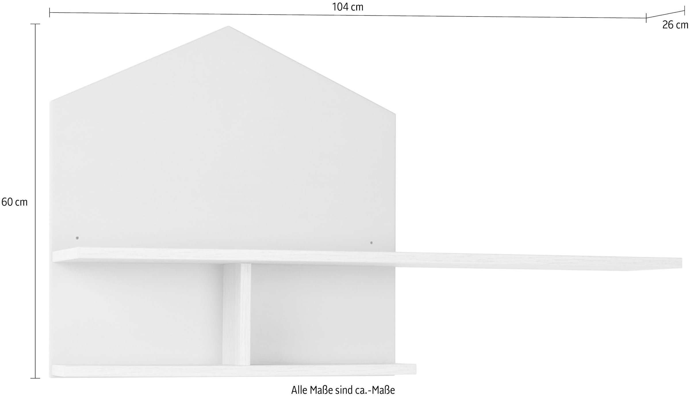 arthur berndt Wandregal »Wandregal »Roofy««, (1 St.)