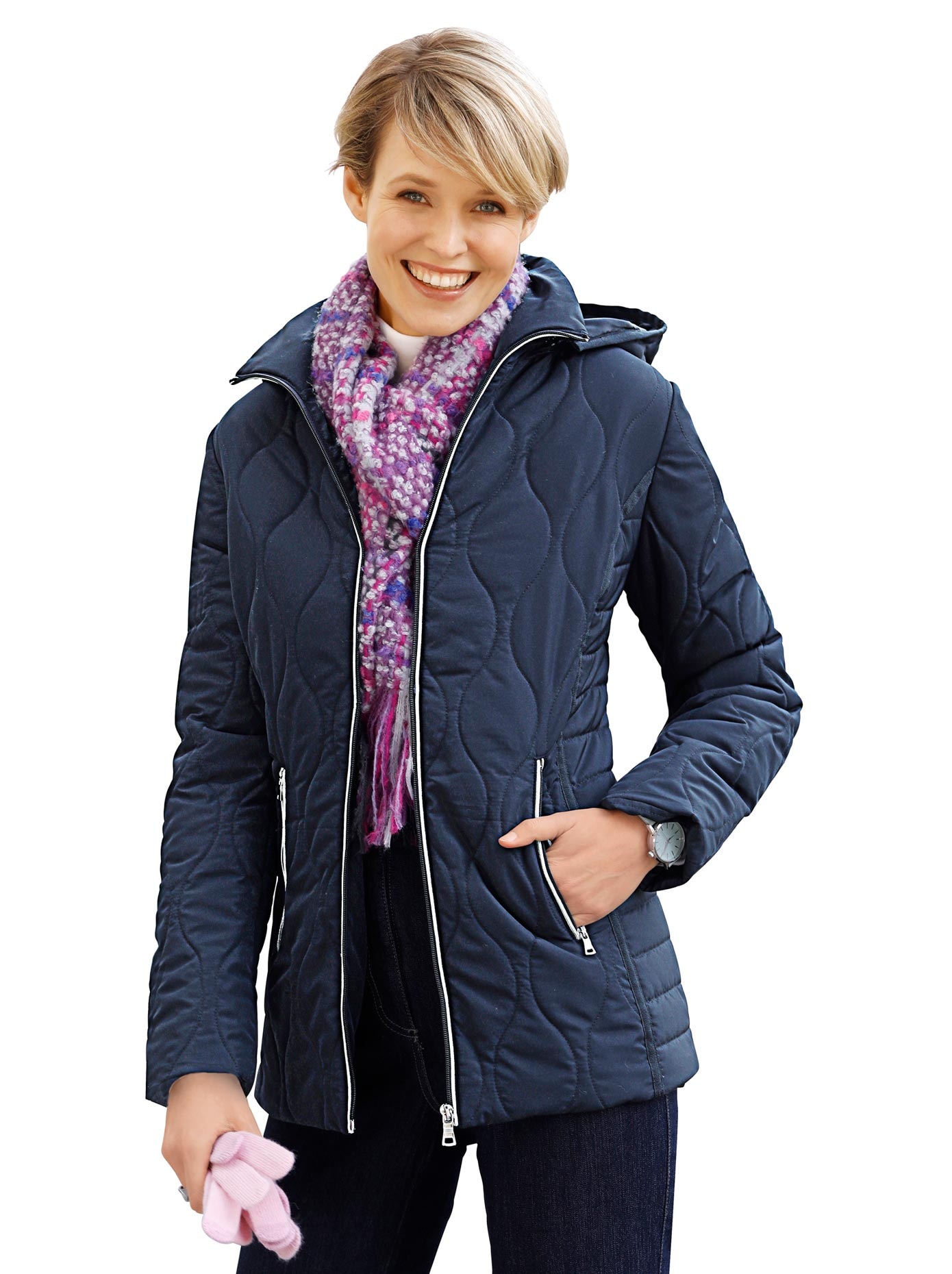Classic Basics Steppjacke, mit Kapuze kaufen