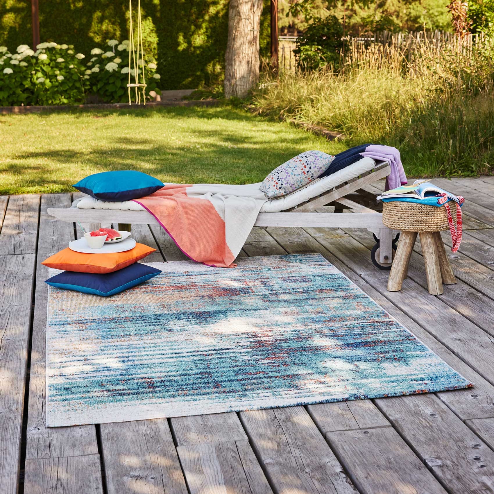 Esprit Outdoorteppich »Elouisa  ESP-54559«, rechteckig, 4 mm Höhe, modern, robust und pflegeleicht, geeignet für Terrasse, Balkon, Küche