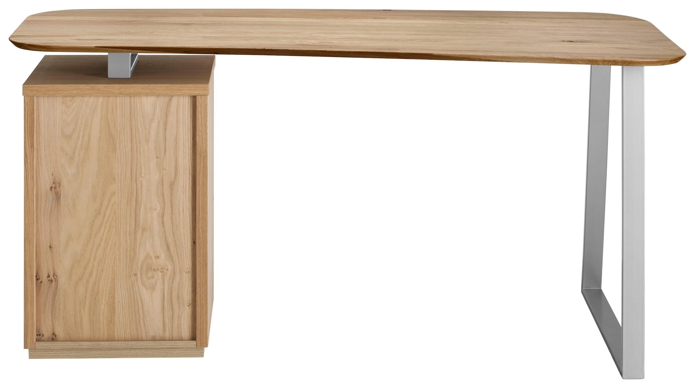 VOGL Möbelfabrik Schreibtisch »Erik«, mit Schweizer Kante, teilmassiv, Breite 150 cm, Made in Germany