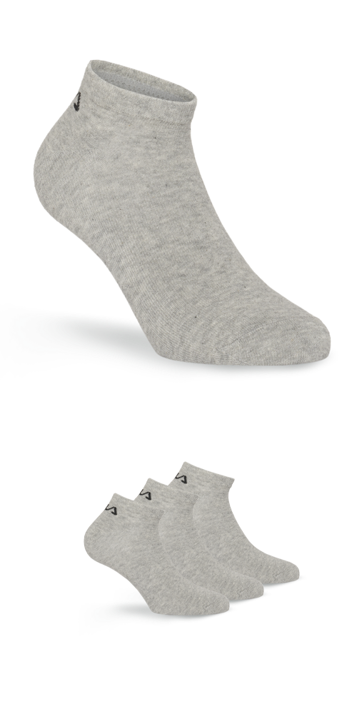 Fila Socken "UNISEX INVISIBLE PLAIN SOCKS" 3 Paar tlg. mit eingestricktem L günstig online kaufen