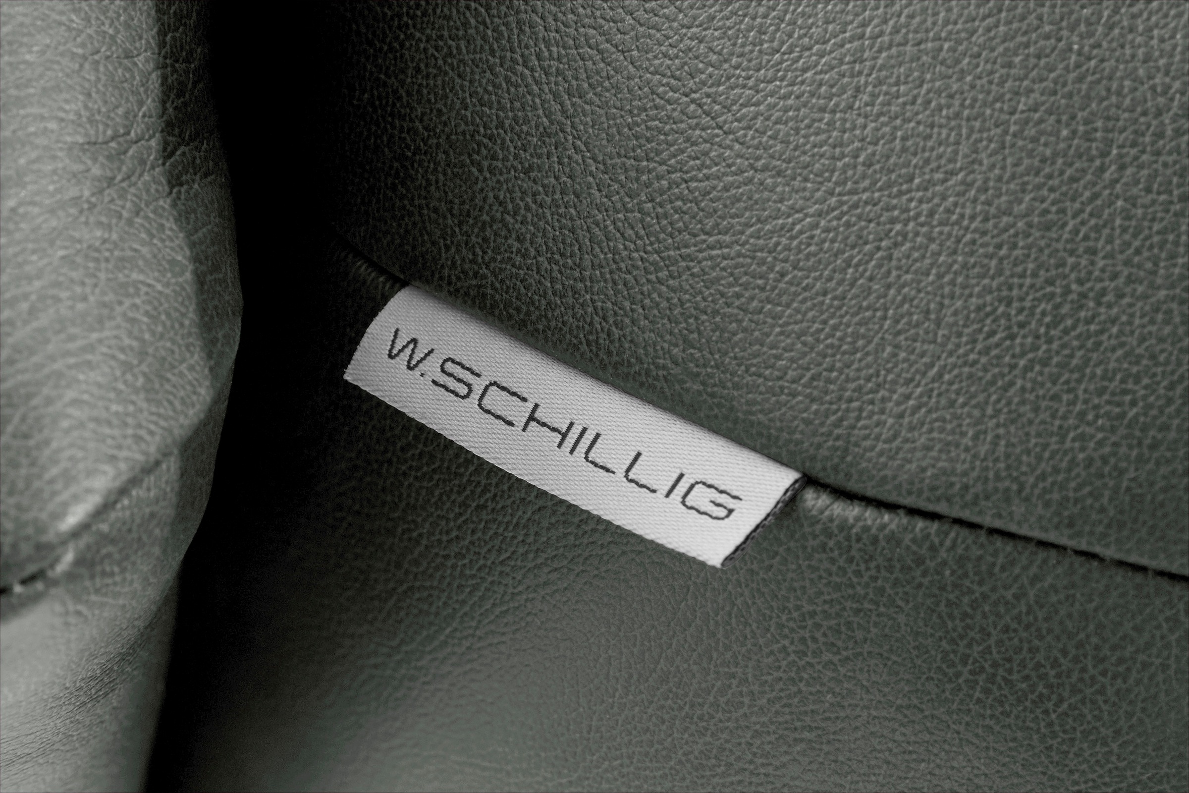 W.SCHILLIG 2-Sitzer »sherry«, Kopfstützenverstellung, Winkelfüße in Chrom glänzend, Breite 194 cm