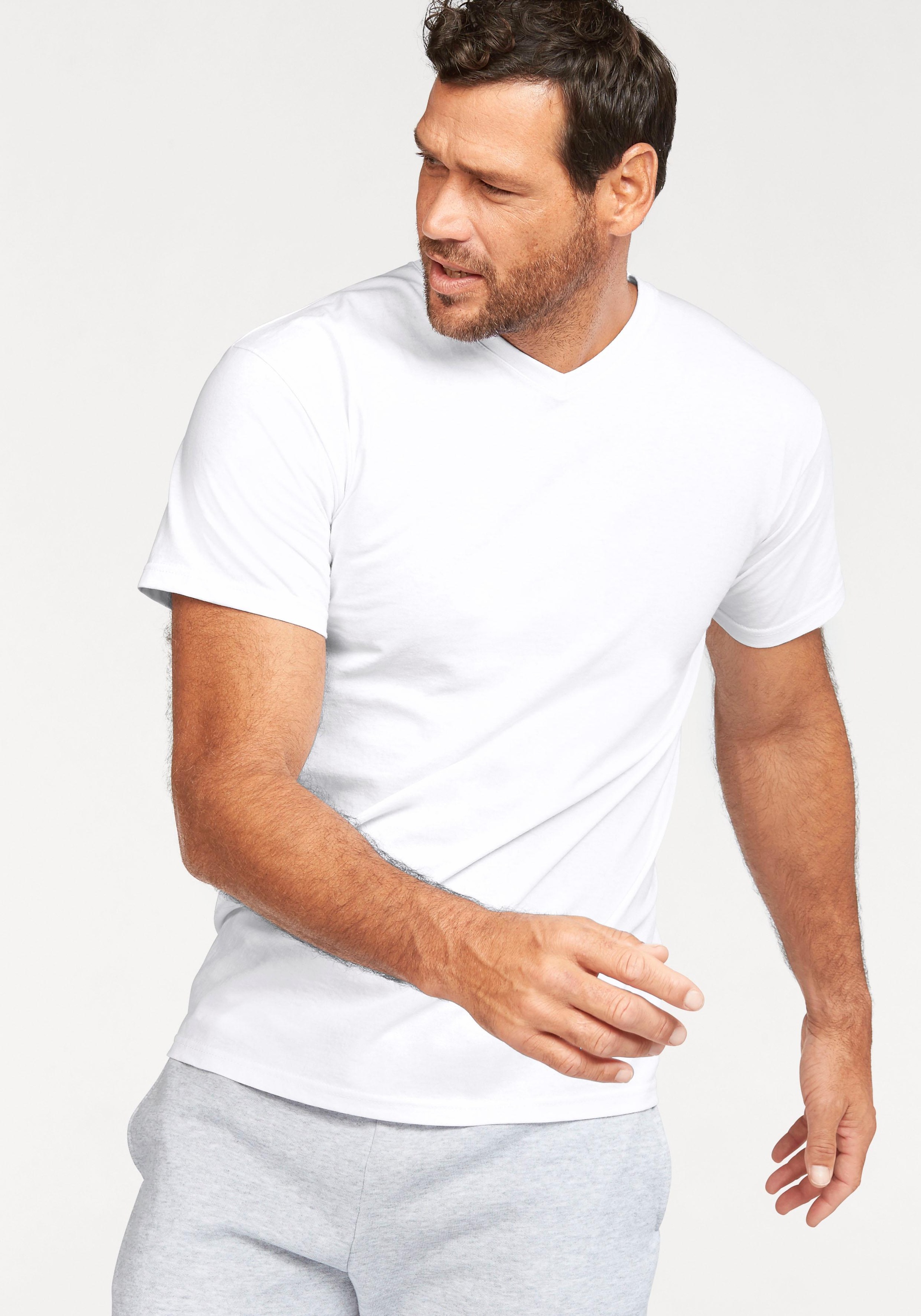 Fruit of the Loom T-Shirt Packung, 2 Stk. tlg. mit V-Ausschnitt günstig online kaufen