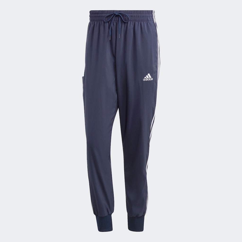 adidas Sportswear Sporthose »AEROREADY ESSENTIALS TAPERED CUFF WOVEN 3STREIFEN HOSE«, (1 tlg.)