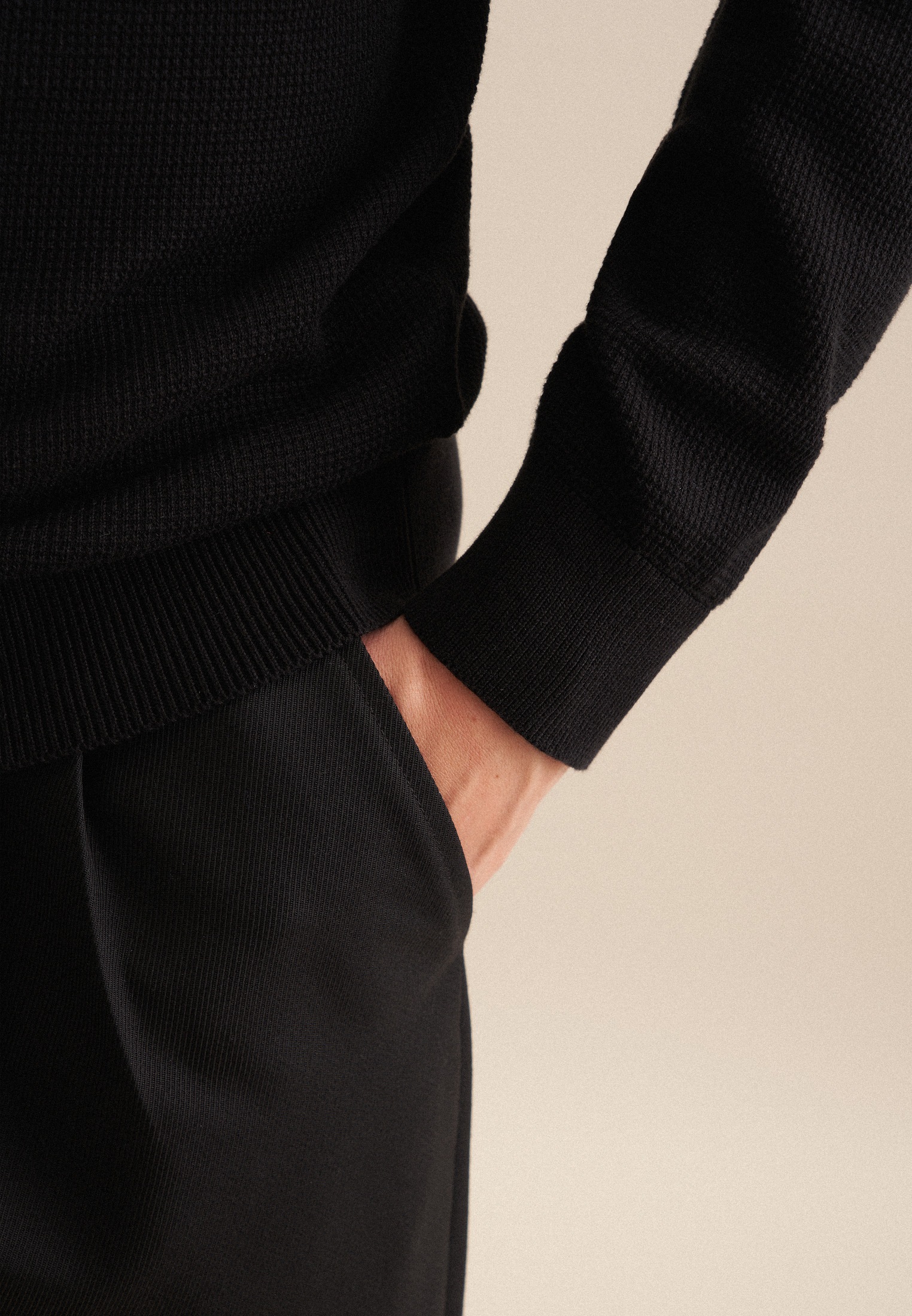 seidensticker Strickpullover »Schwarze Rose«, Rundhals