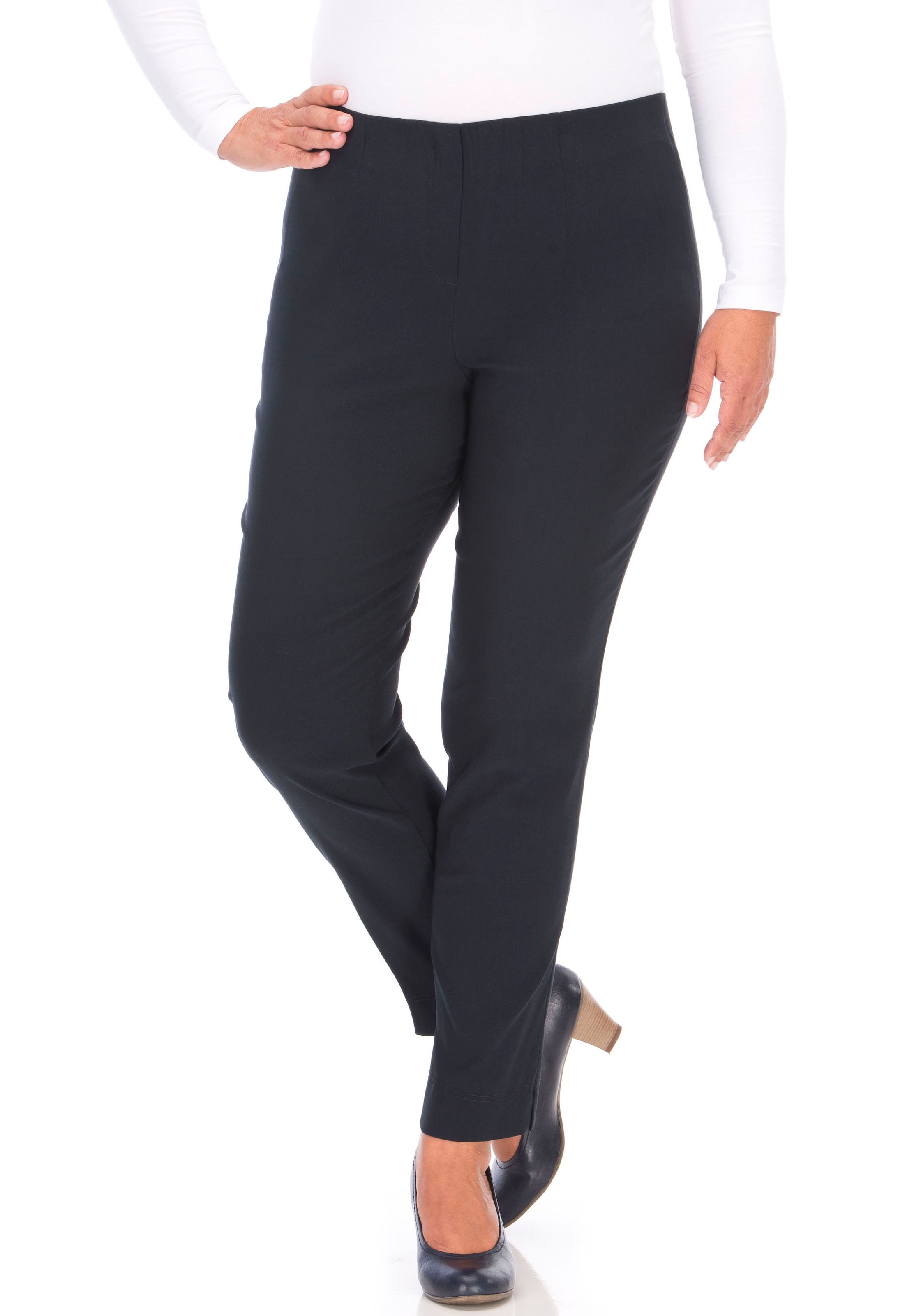 KjBRAND Stoffhose "Susie XS Ankle Bengaline", Sommerhose mit Schlupfbund günstig online kaufen