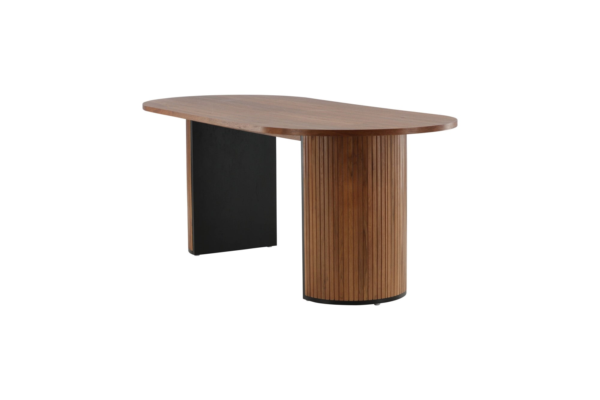 Venture Home Esstisch »Bianca, ovaler Esstisch mit Furnier-Veredelung, 200 × 90 cm« Esszimmertisch, MDF, Holzfurnier-Optik, oval, geräumig, modern