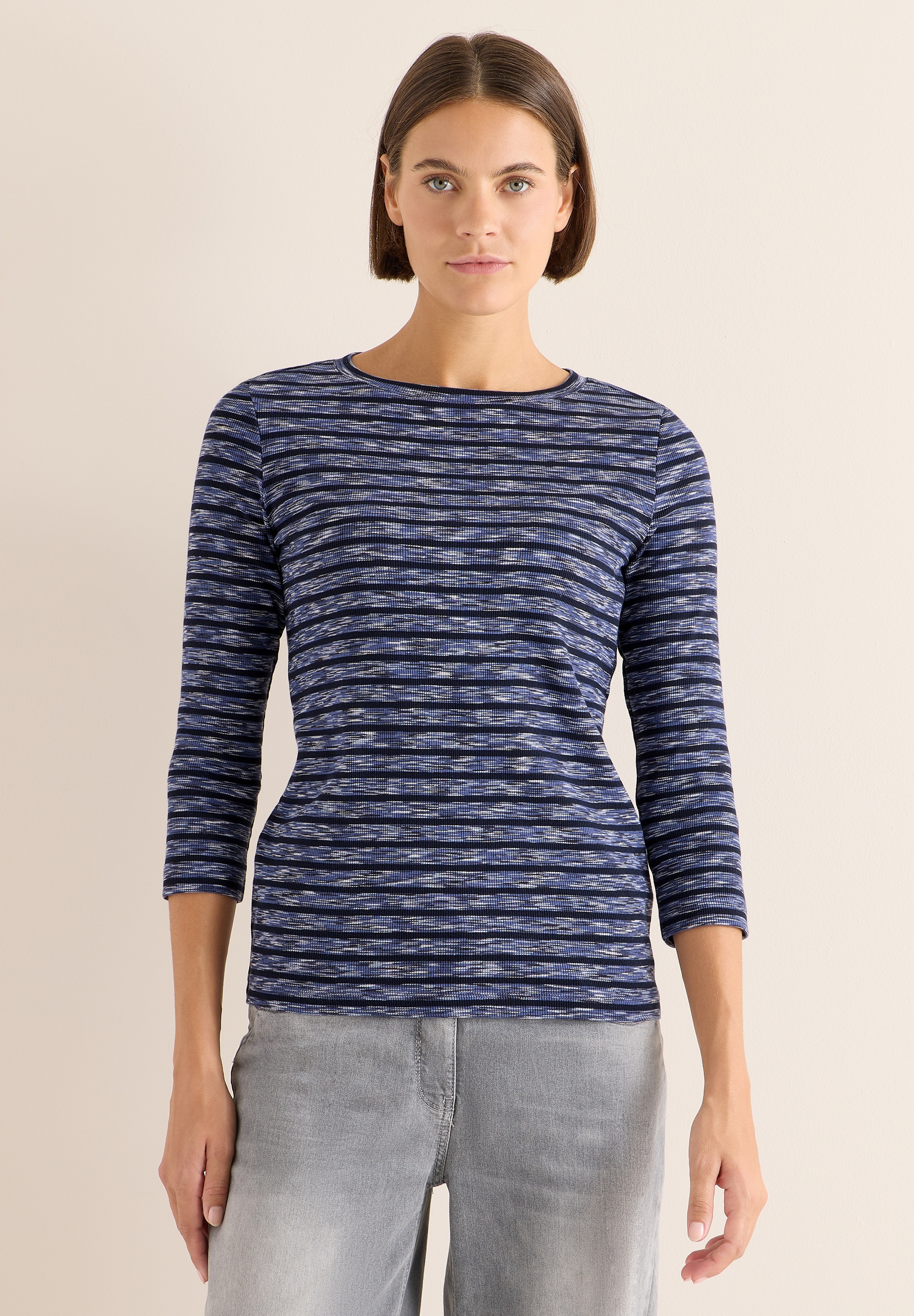 Cecil 3/4-Arm-Shirt, aus Baumwolle mit Stretchante günstig online kaufen