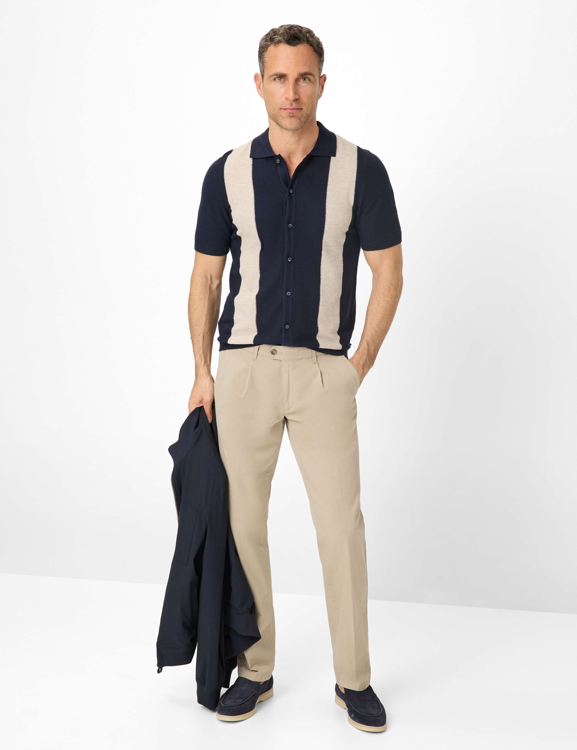 EUREX by BRAX Bundfaltenhose »Style LUIS«